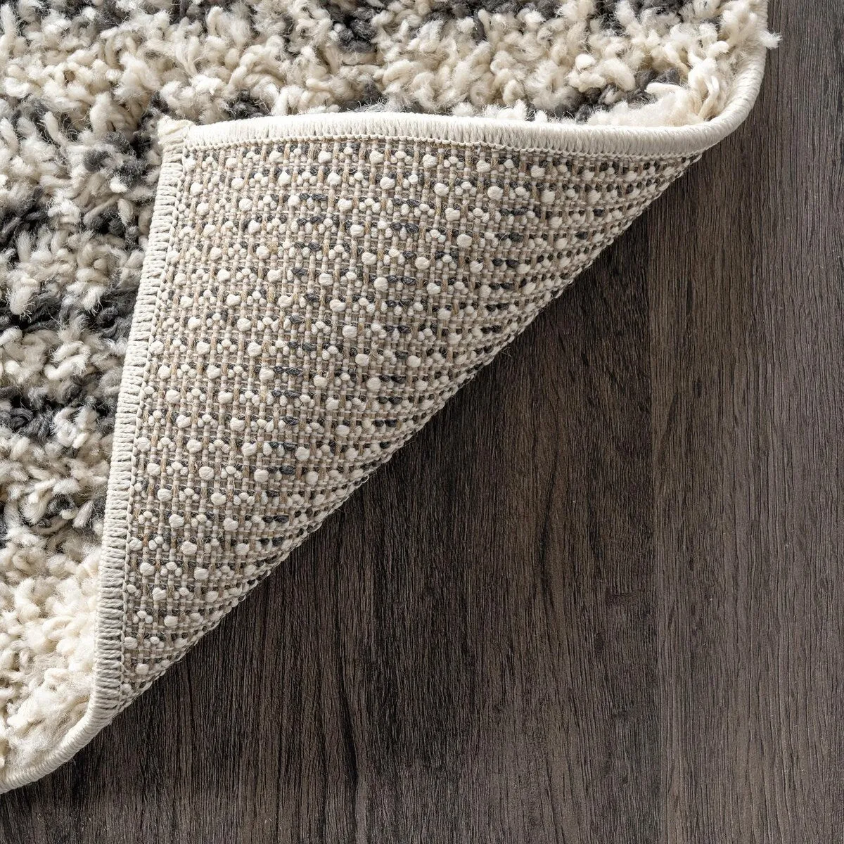 Nuloom Geometric Scarlette Abstract Diamonds Soft Shag Area Rug