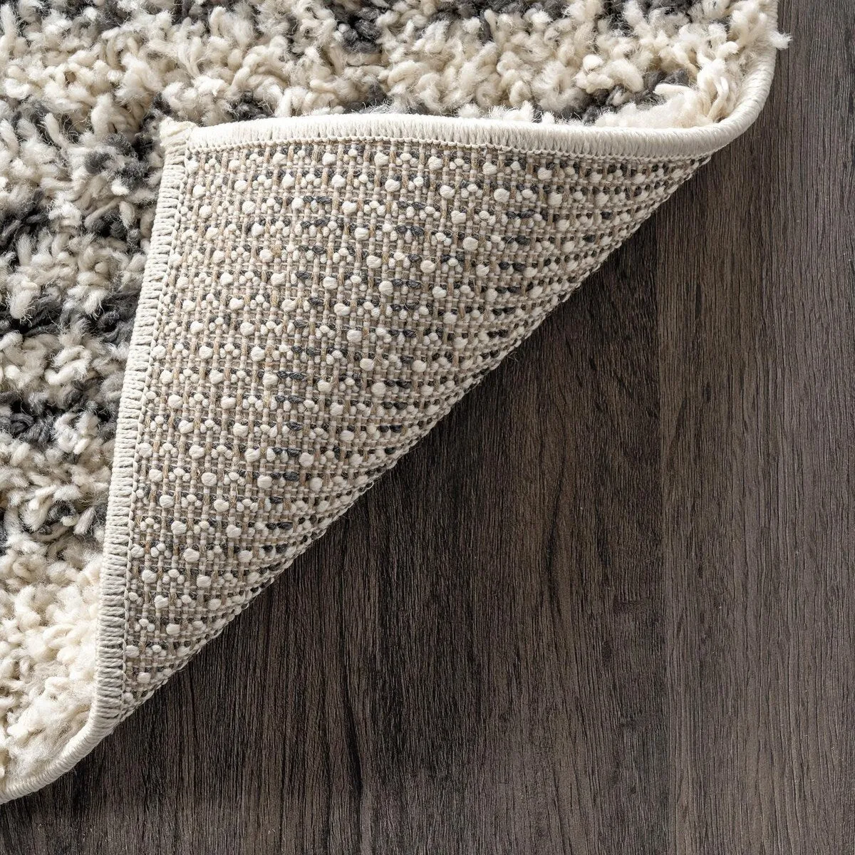 Nuloom Geometric Scarlette Abstract Diamonds Soft Shag Area Rug
