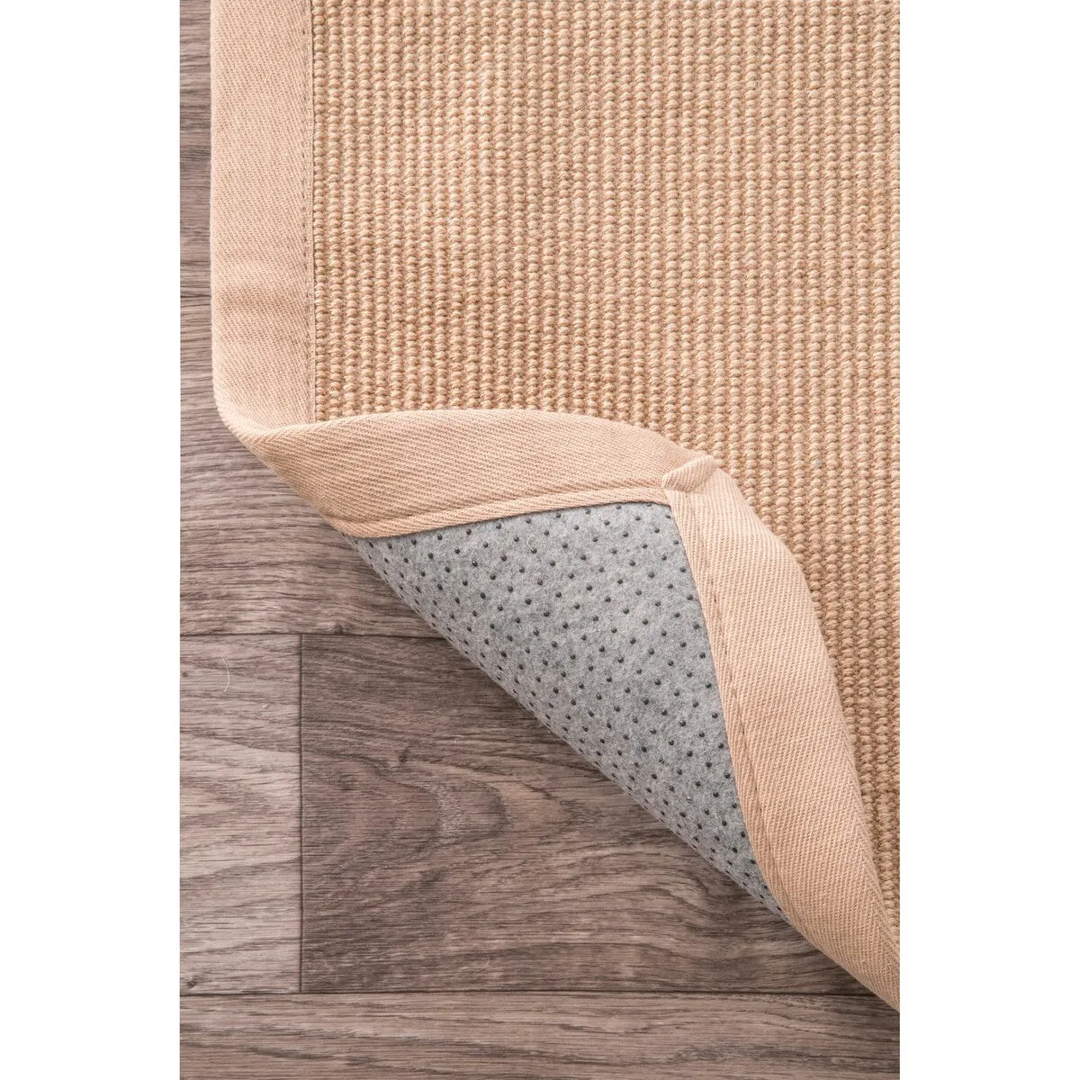 Nuloom Handmade Alexa Cotton-bordered Jute Rug