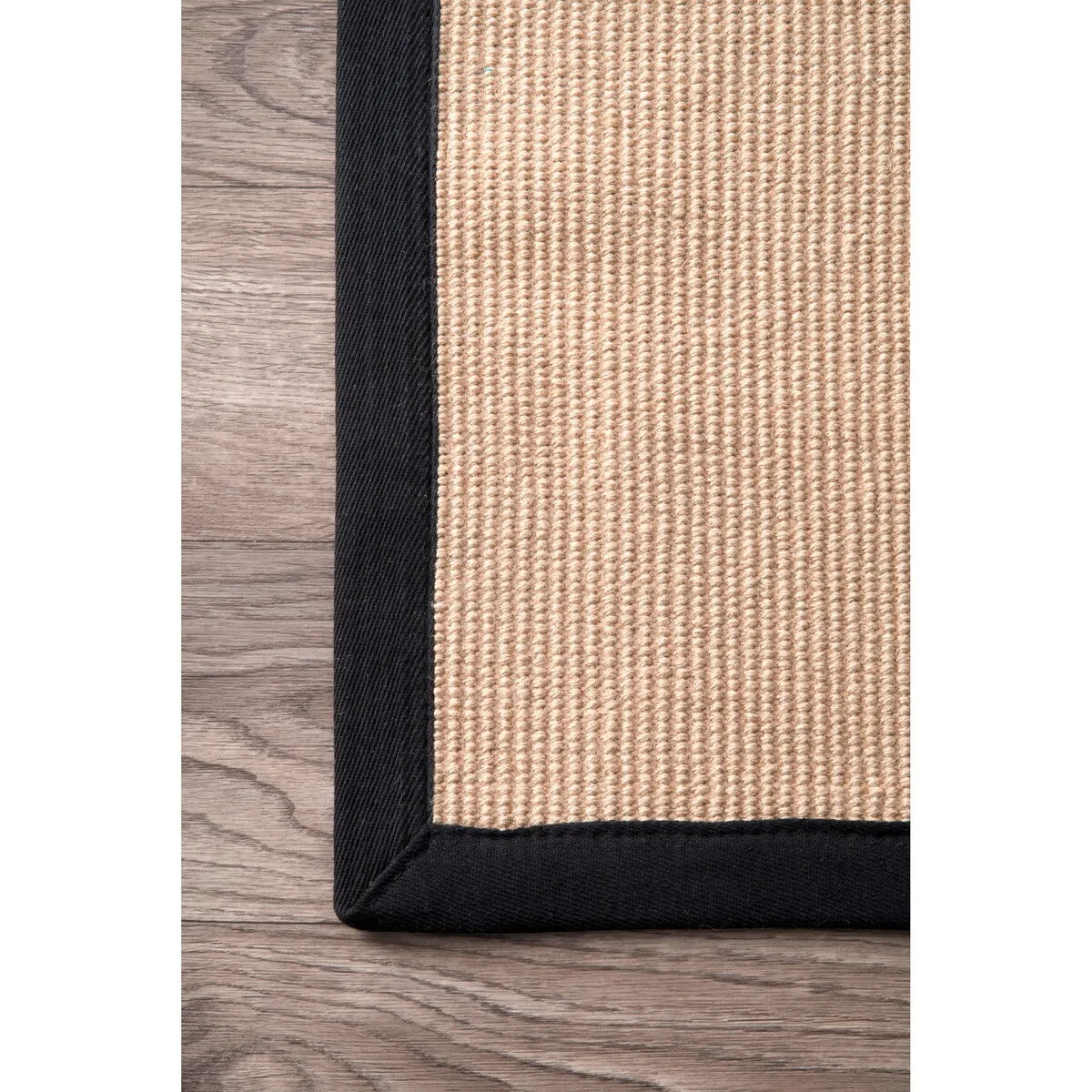 Nuloom Handmade Alexa Cotton-bordered Jute Rug