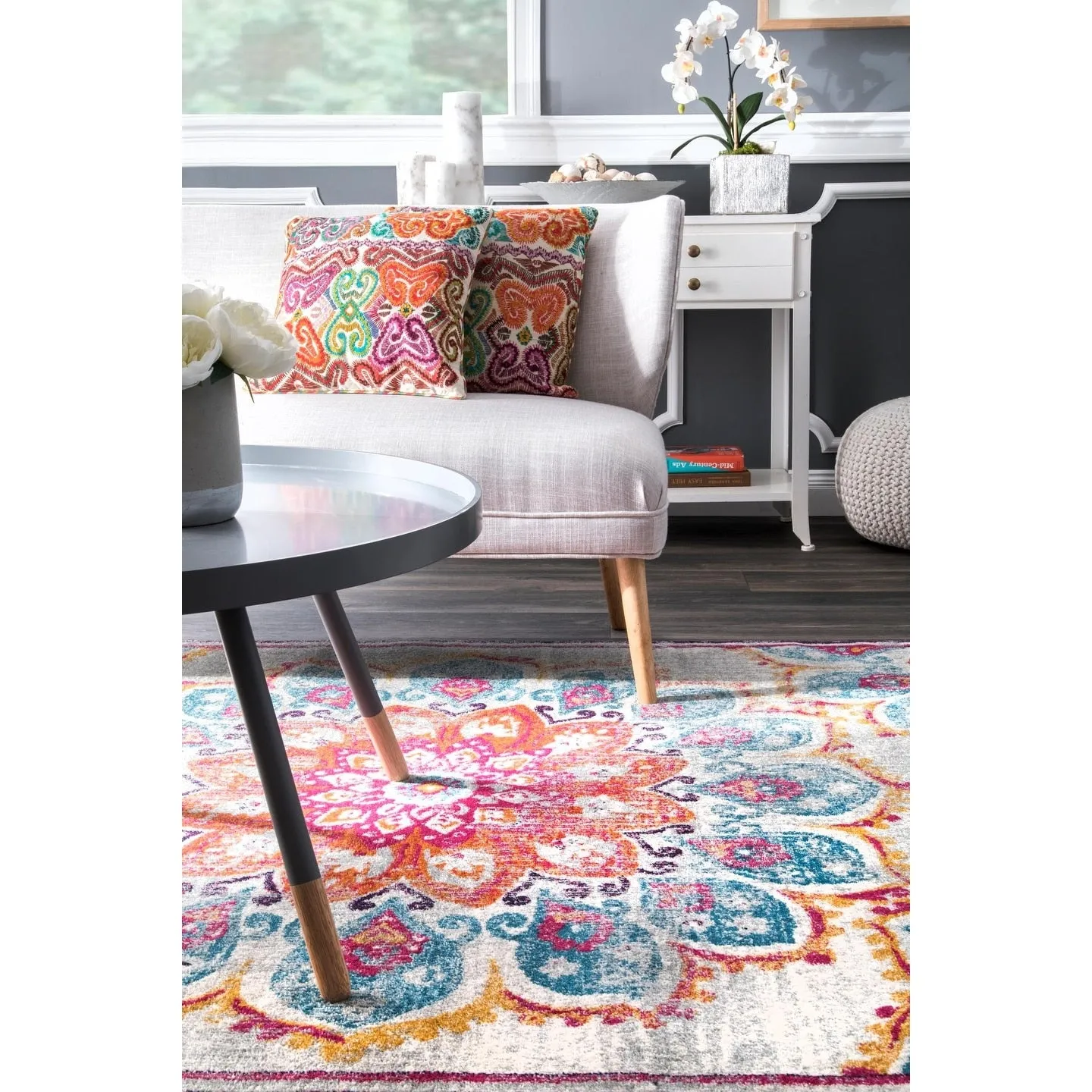 Nuloom Kiyoko Vintage Floral Area Rug