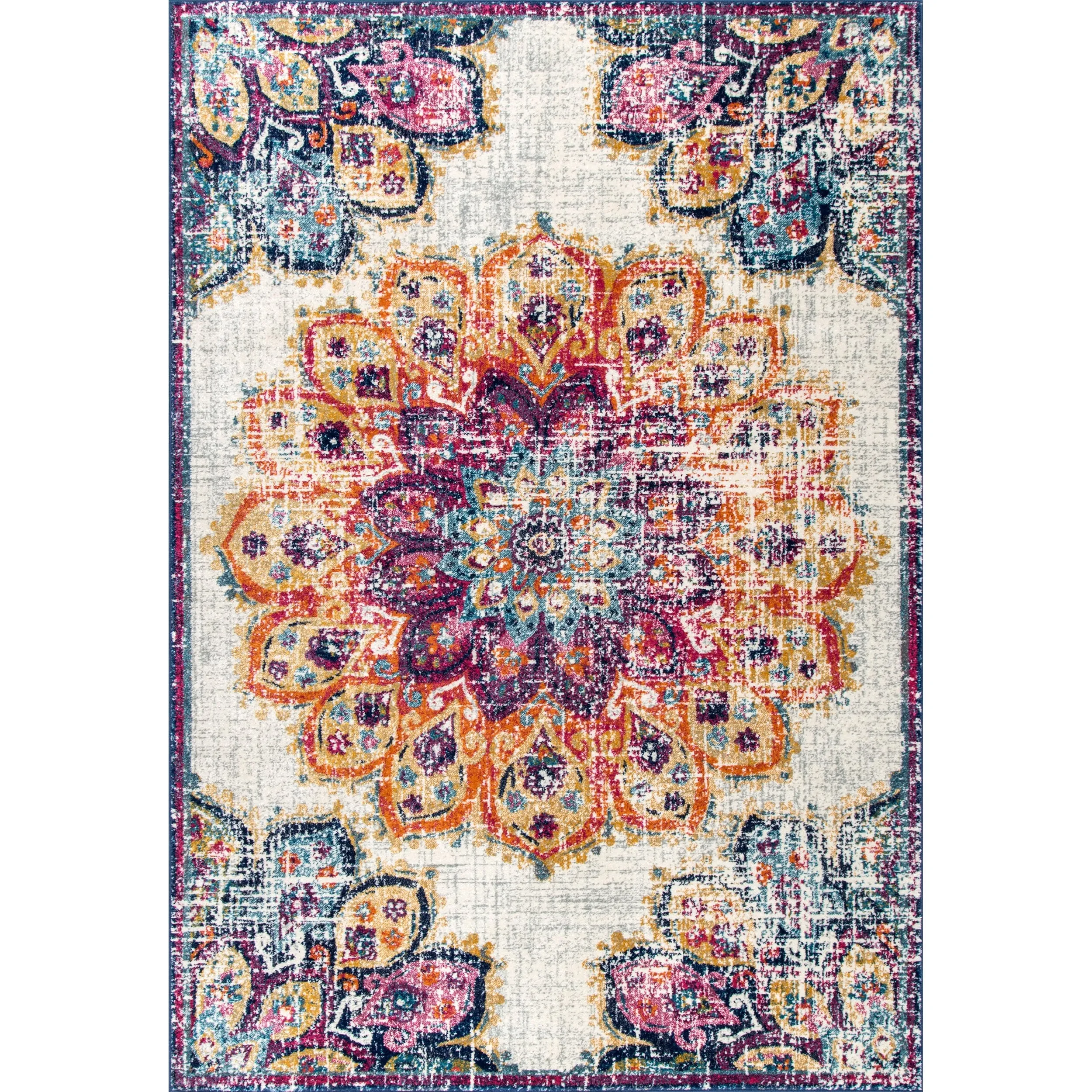 Nuloom Kiyoko Vintage Floral Area Rug