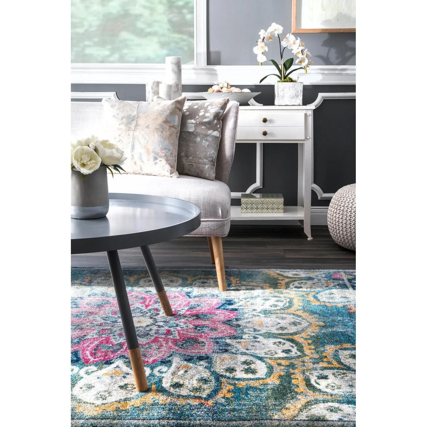 Nuloom Kiyoko Vintage Floral Area Rug