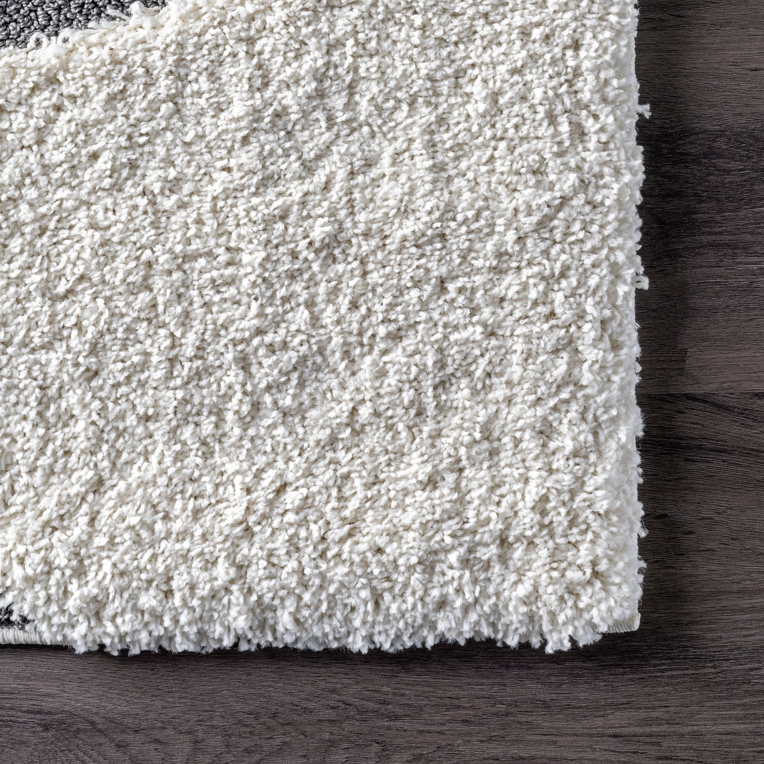 Nuloom Krista Contemporary Swirls Shag Area Rug