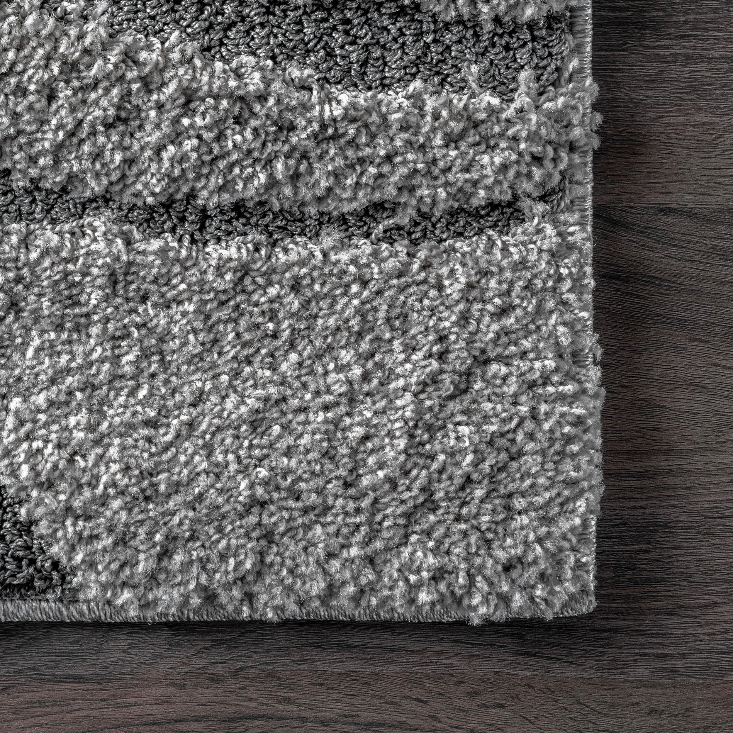 Nuloom Krista Contemporary Swirls Shag Area Rug