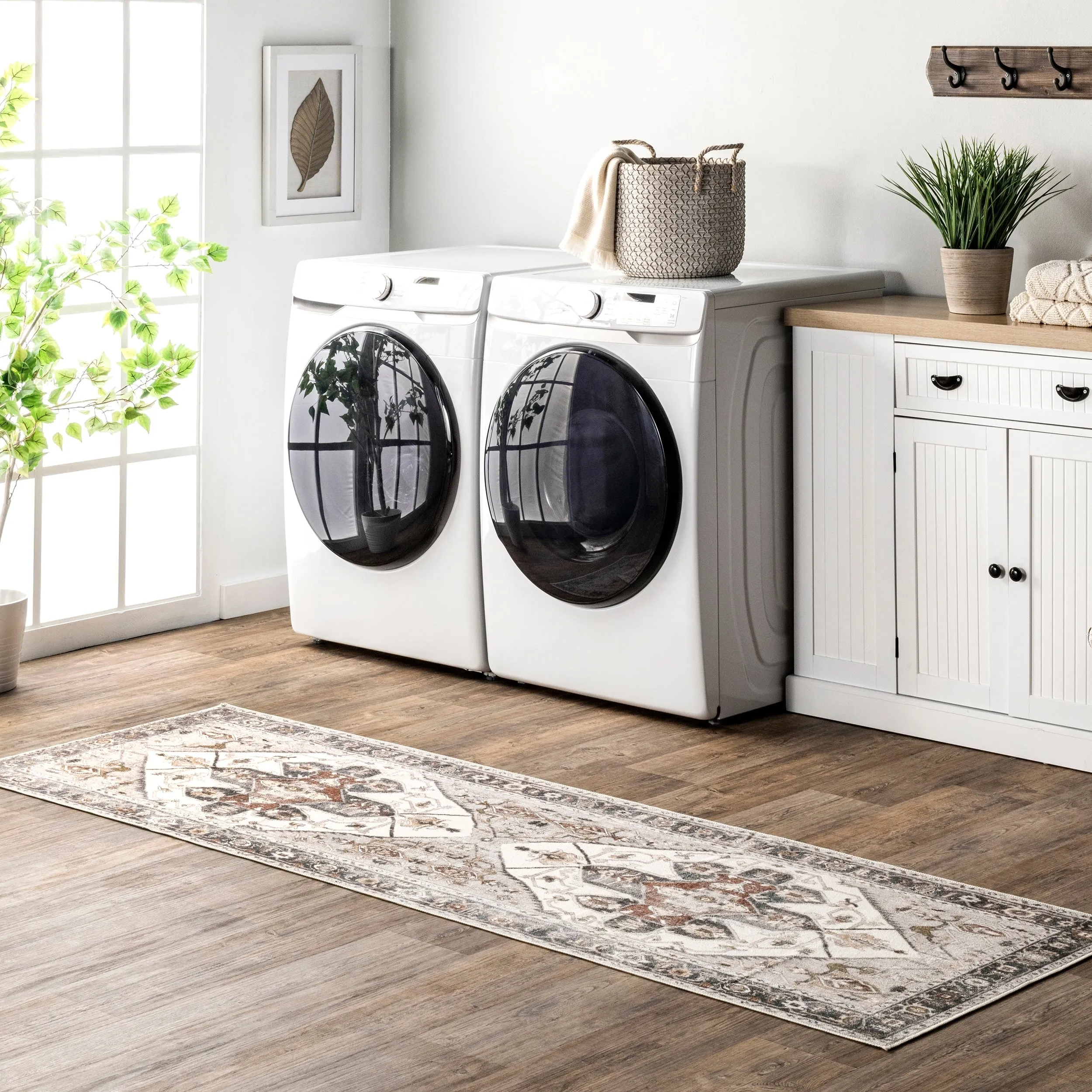 Nuloom Mali SpinClean Machine Washable Traditional Medallion Area Rug