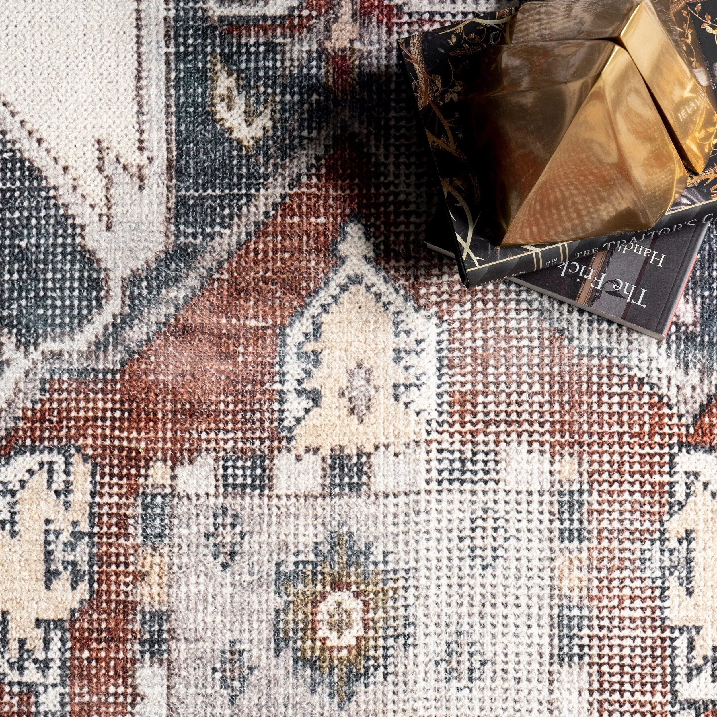 Nuloom Mali SpinClean Machine Washable Traditional Medallion Area Rug