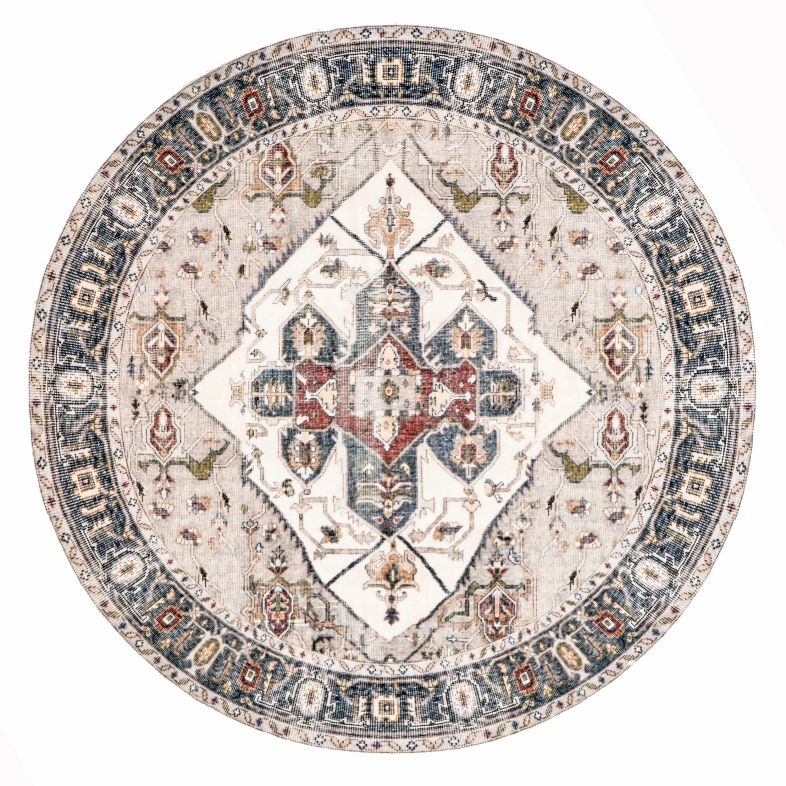 Nuloom Mali SpinClean Machine Washable Traditional Medallion Area Rug