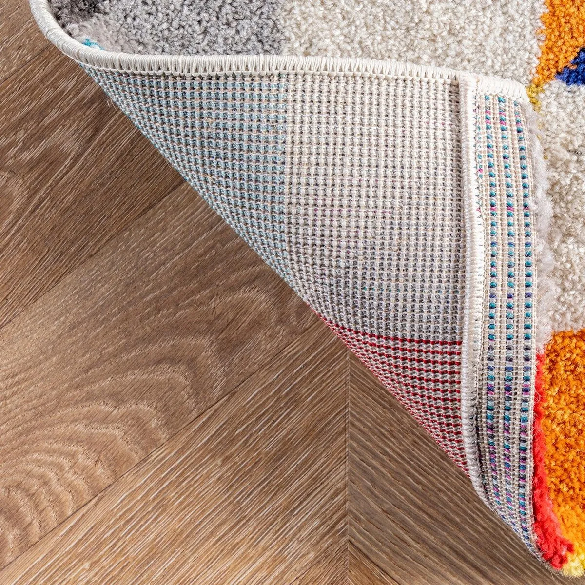 Nuloom Modern Abstract Triangle Mosaic Multicolor Area Rug
