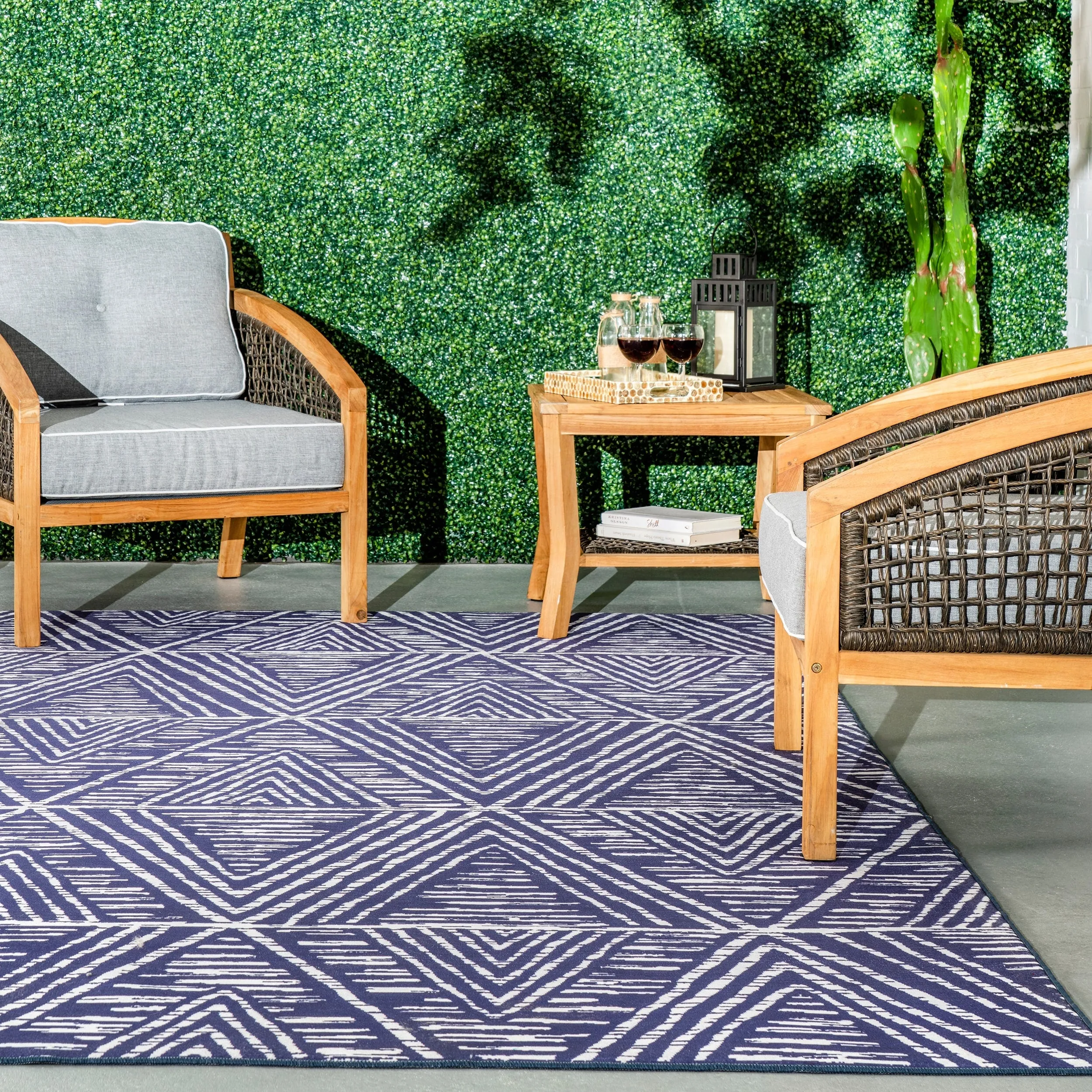Nuloom Nelle Tribal Machine Washable Indoor/Outdoor Area Rug