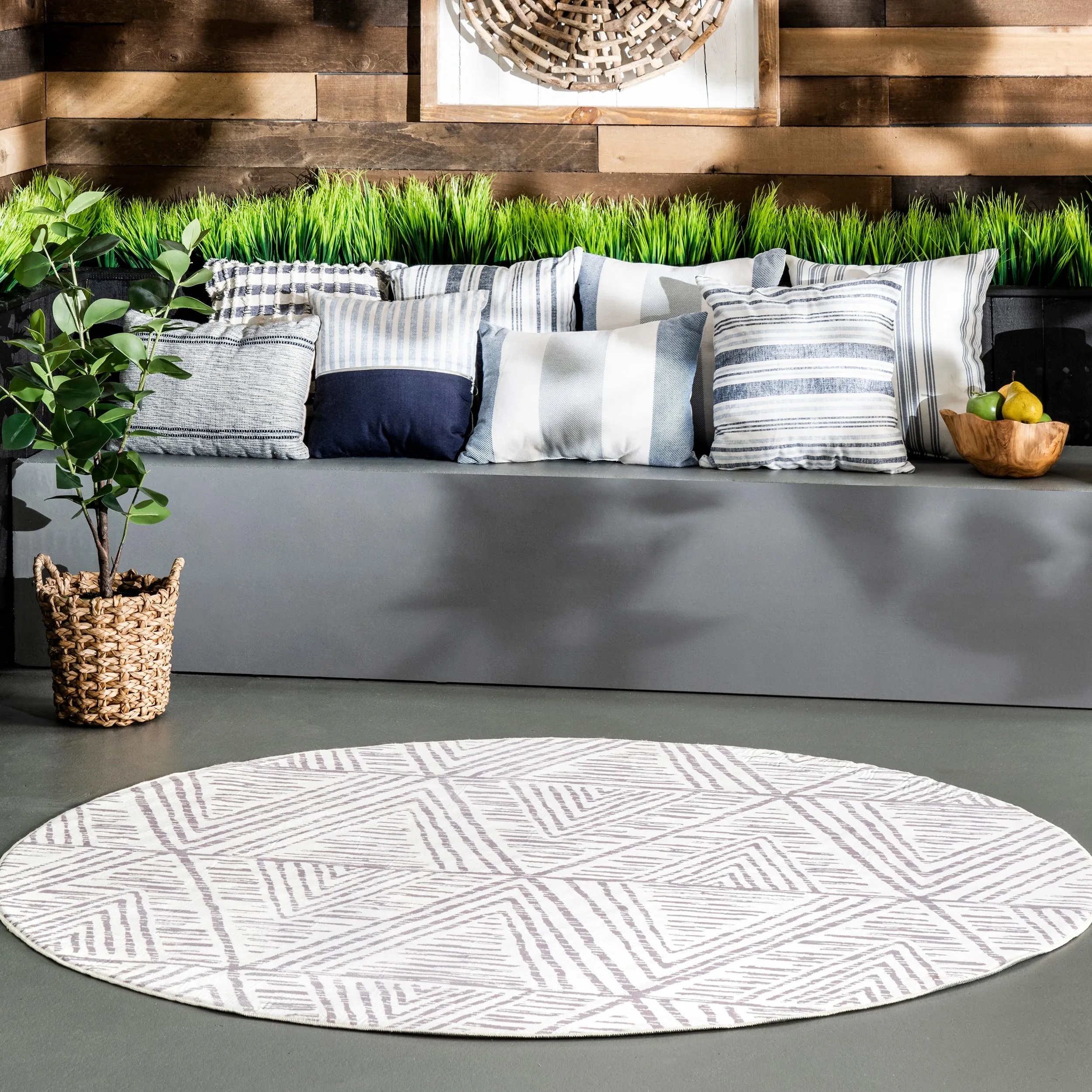 Nuloom Nelle Tribal Machine Washable Indoor/Outdoor Area Rug