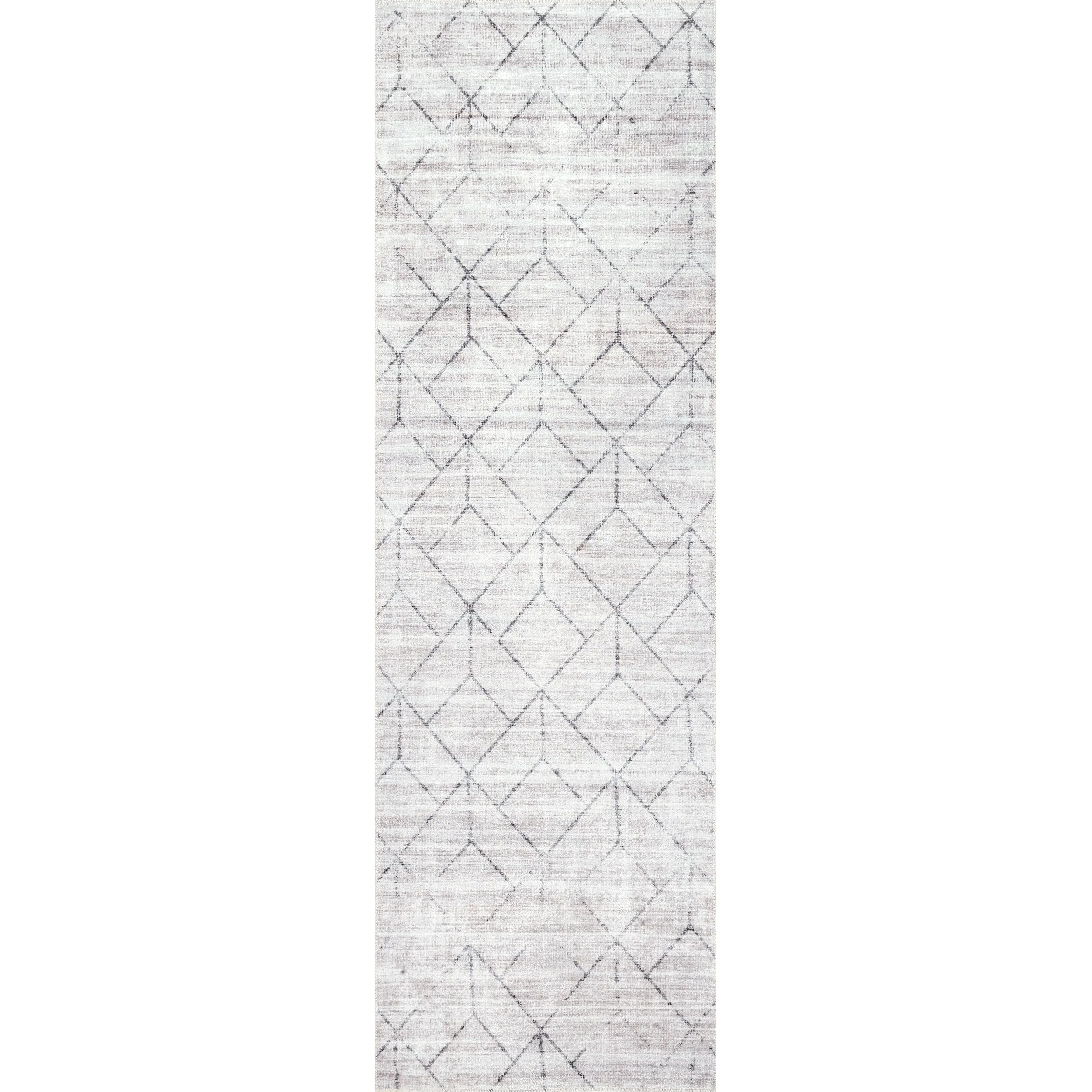 Nuloom Regan SpinClean Modern Geometric Machine Washable Area Rug