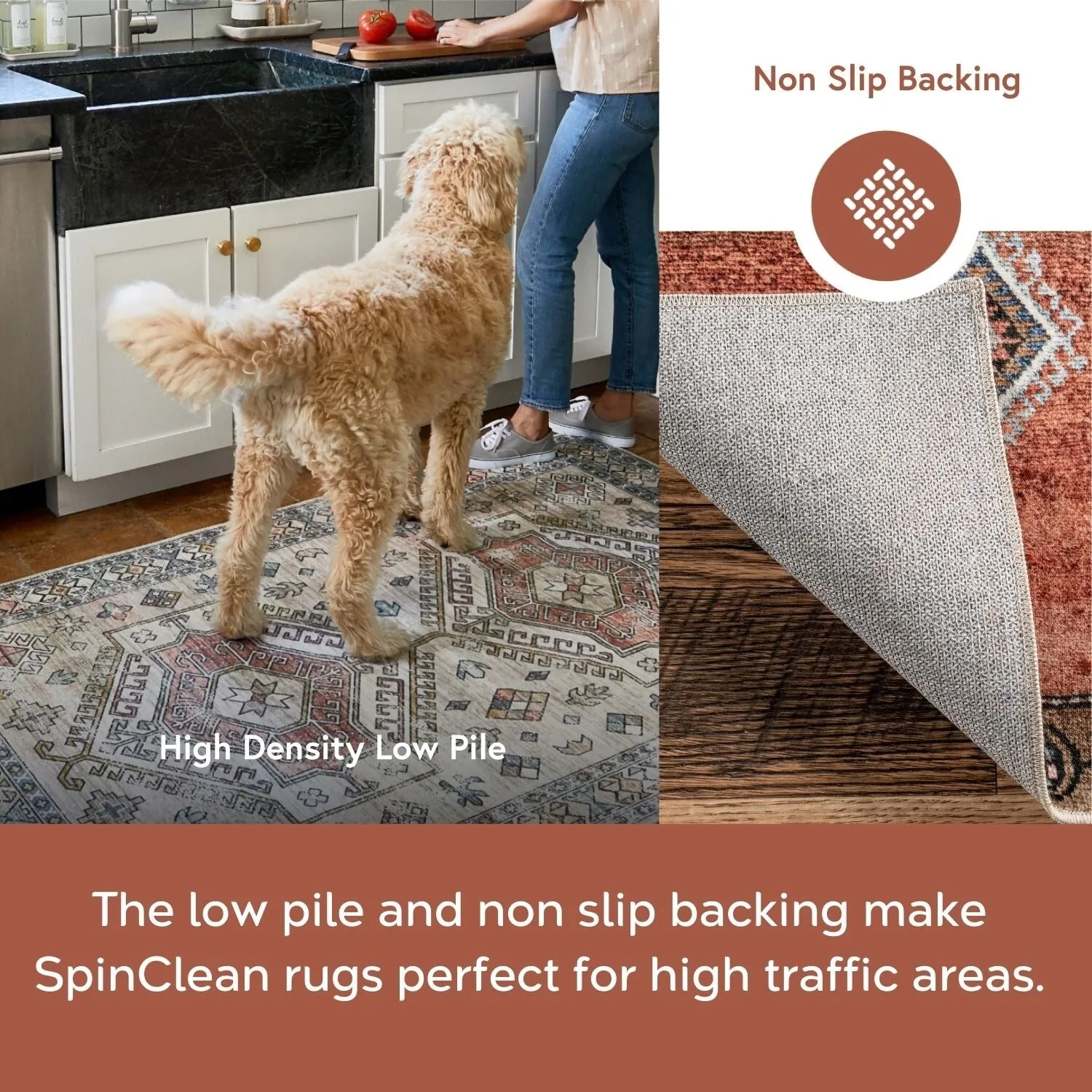 Nuloom Rosana Floral Machine Washable Indoor/Outdoor Area Rug