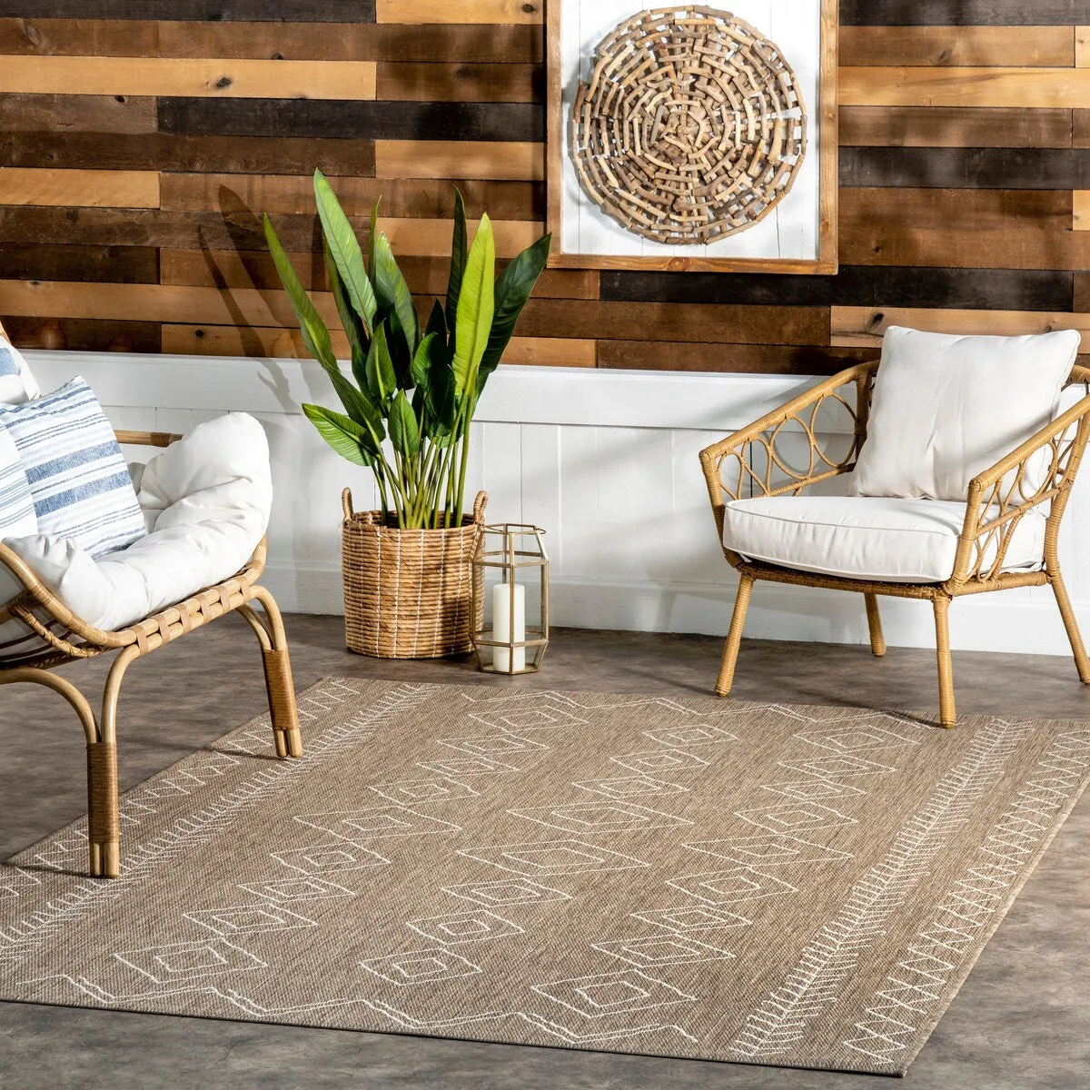 Nuloom Serna Moroccan Indoor/Outdoor Area Rug