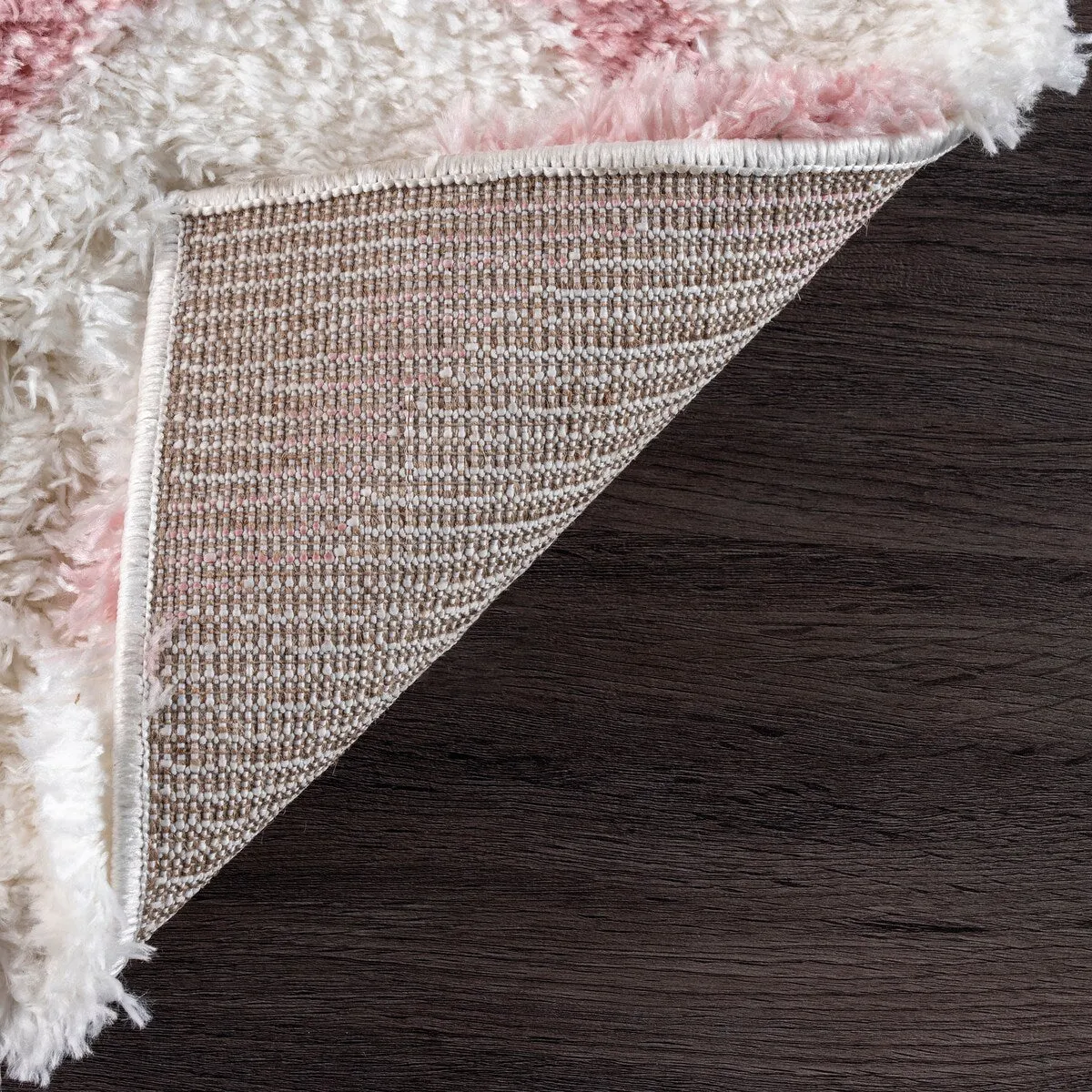 Nuloom Soft and Plush Cloudy Trellis Kids' Shag Area Rug