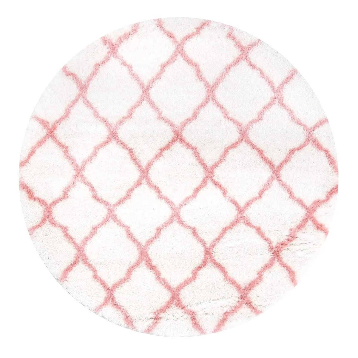 Nuloom Soft and Plush Cloudy Trellis Kids' Shag Area Rug