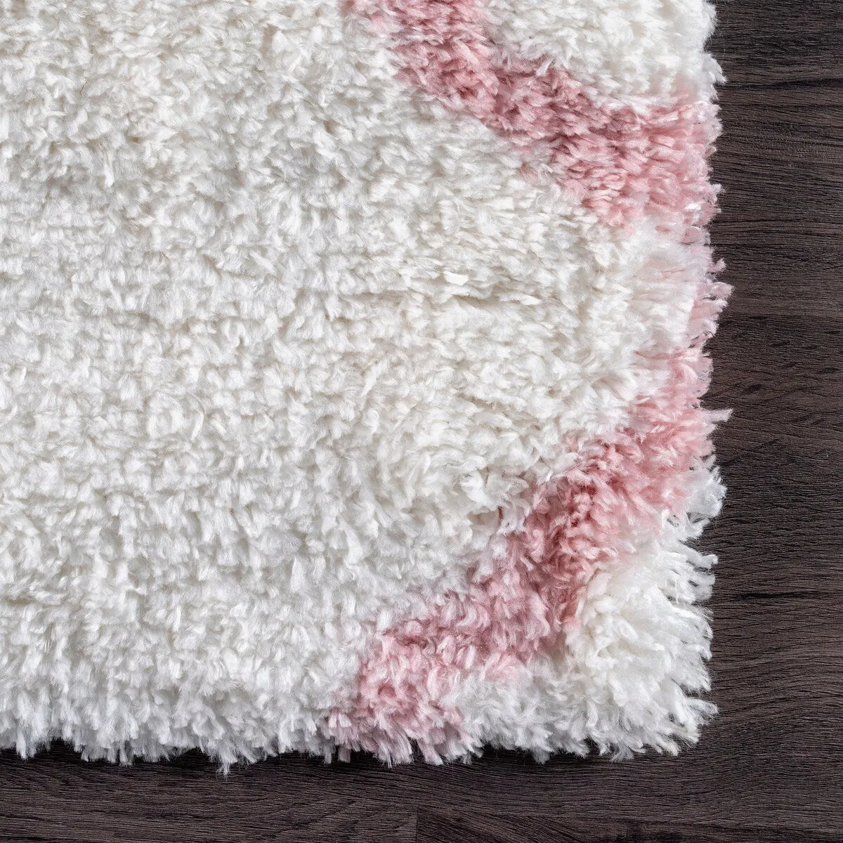 Nuloom Soft and Plush Cloudy Trellis Kids' Shag Area Rug