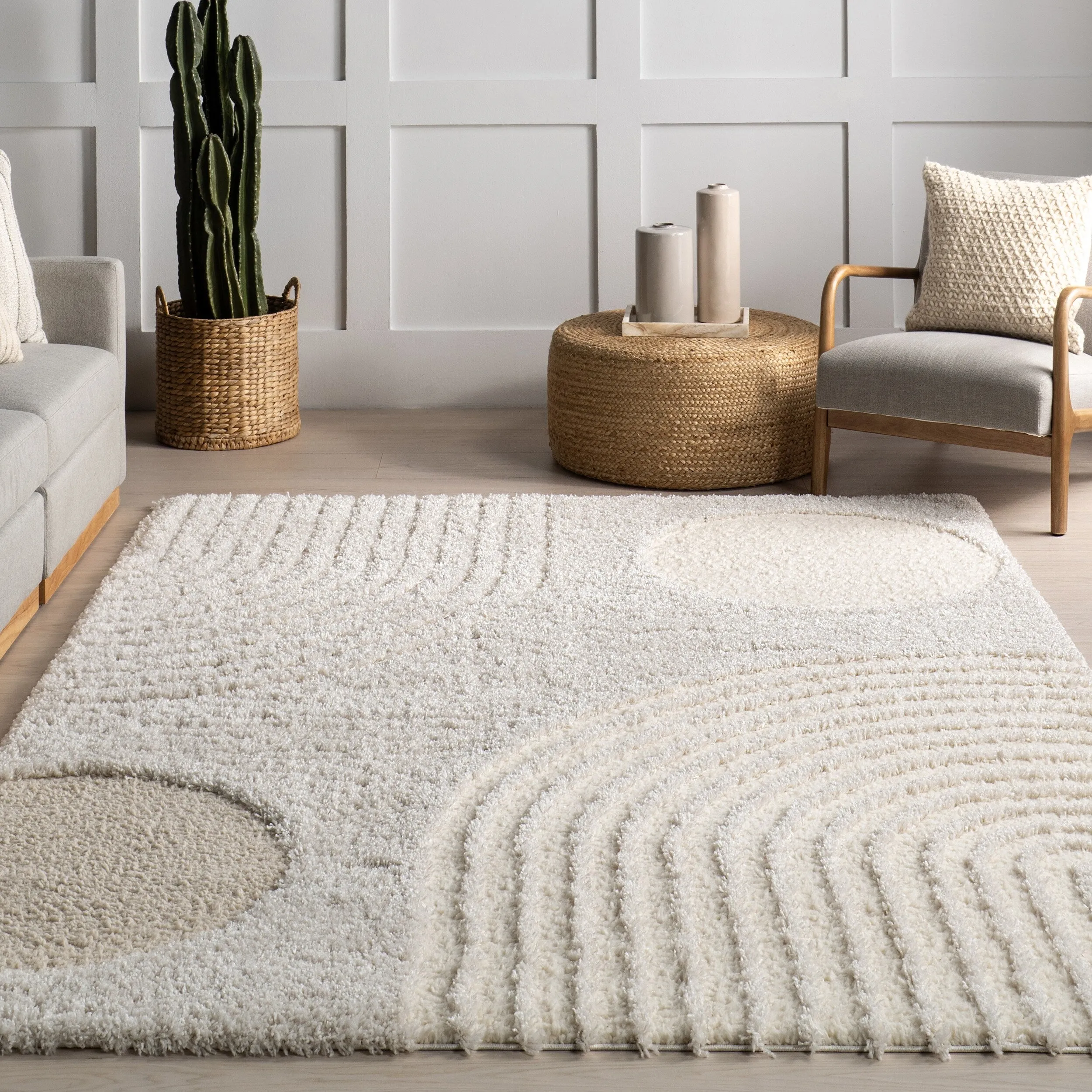 Nuloom Sydney High-Low Contemporary Shag Area Rug