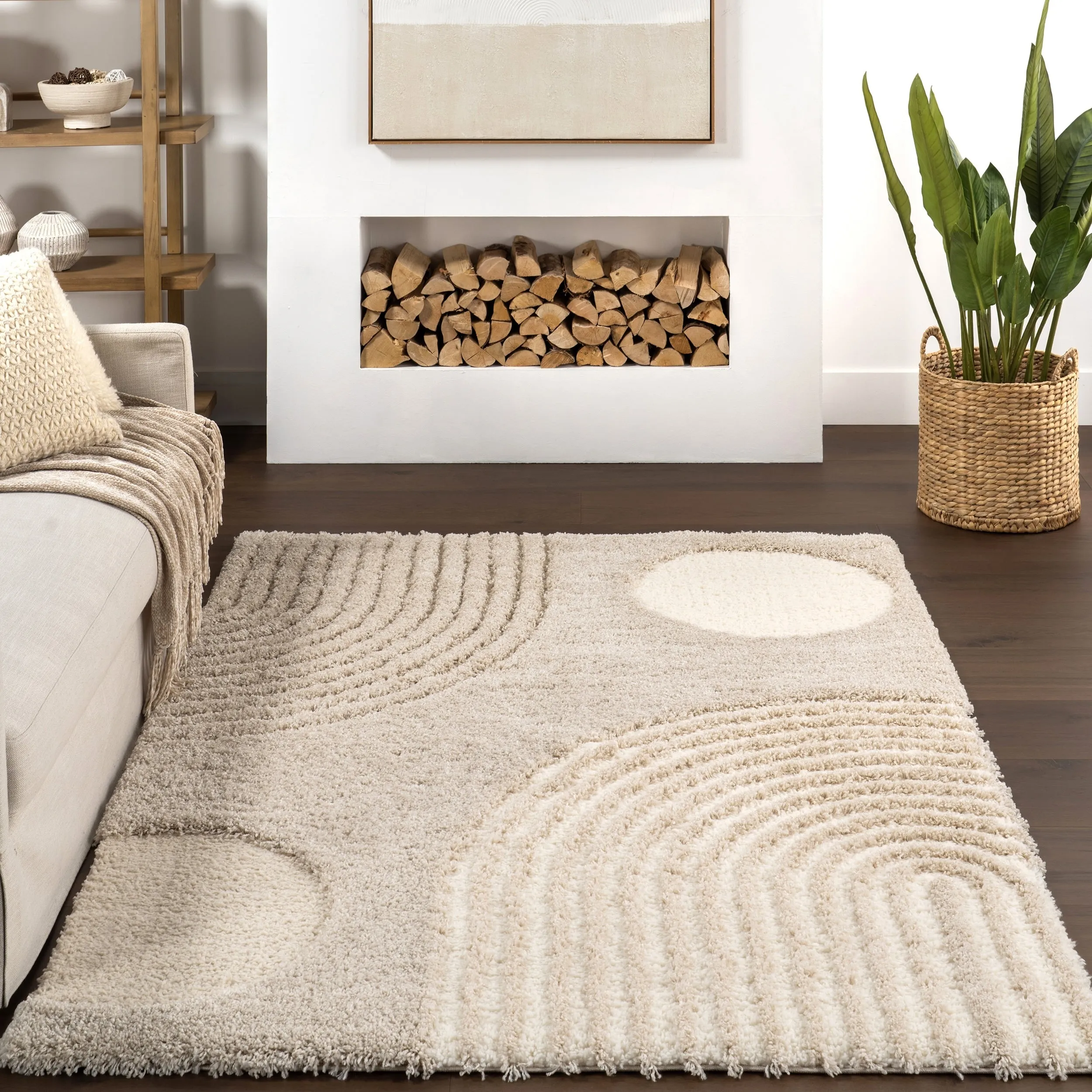 Nuloom Sydney High-Low Contemporary Shag Area Rug