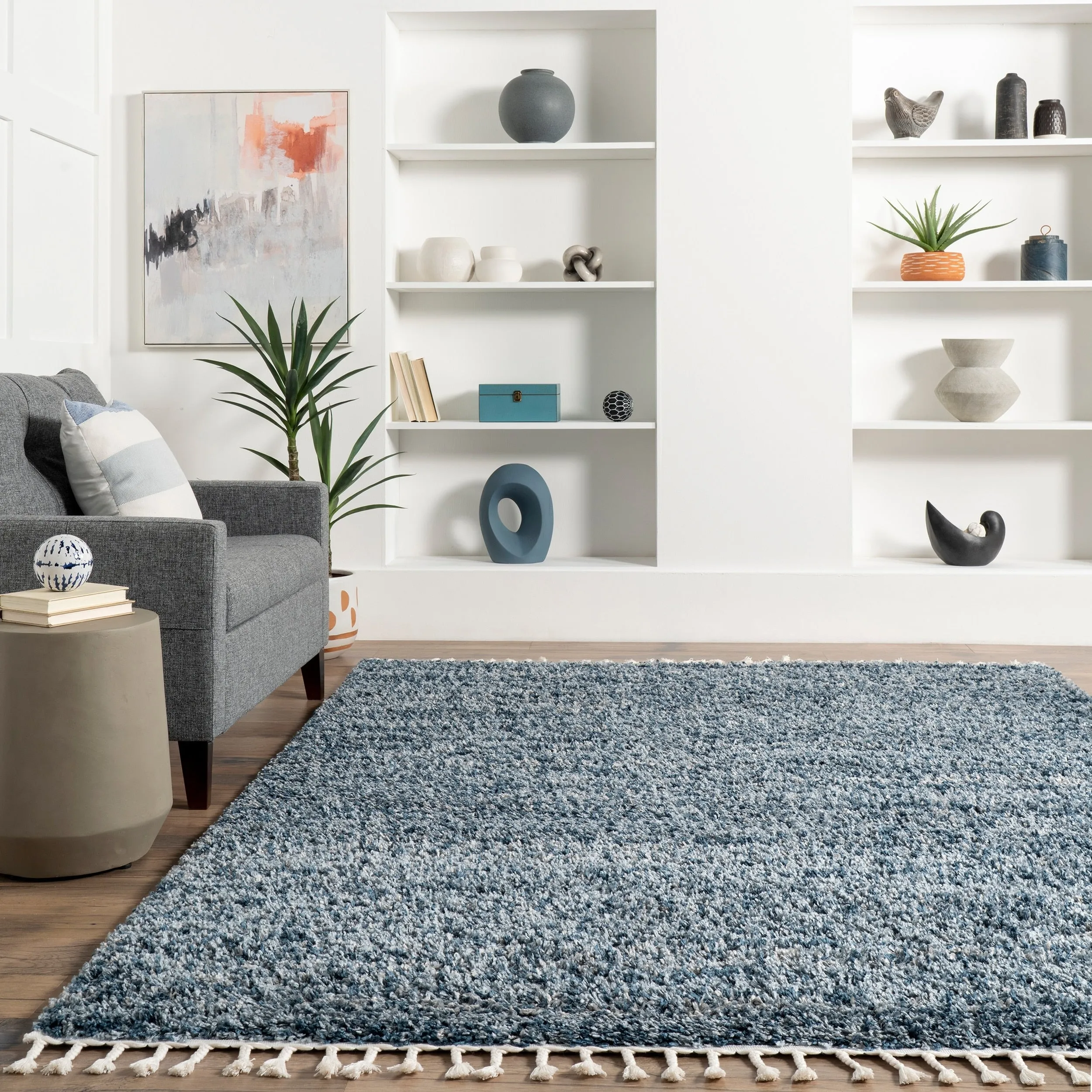 Nuloom Thelma Modern Shag Tassel Area Rug
