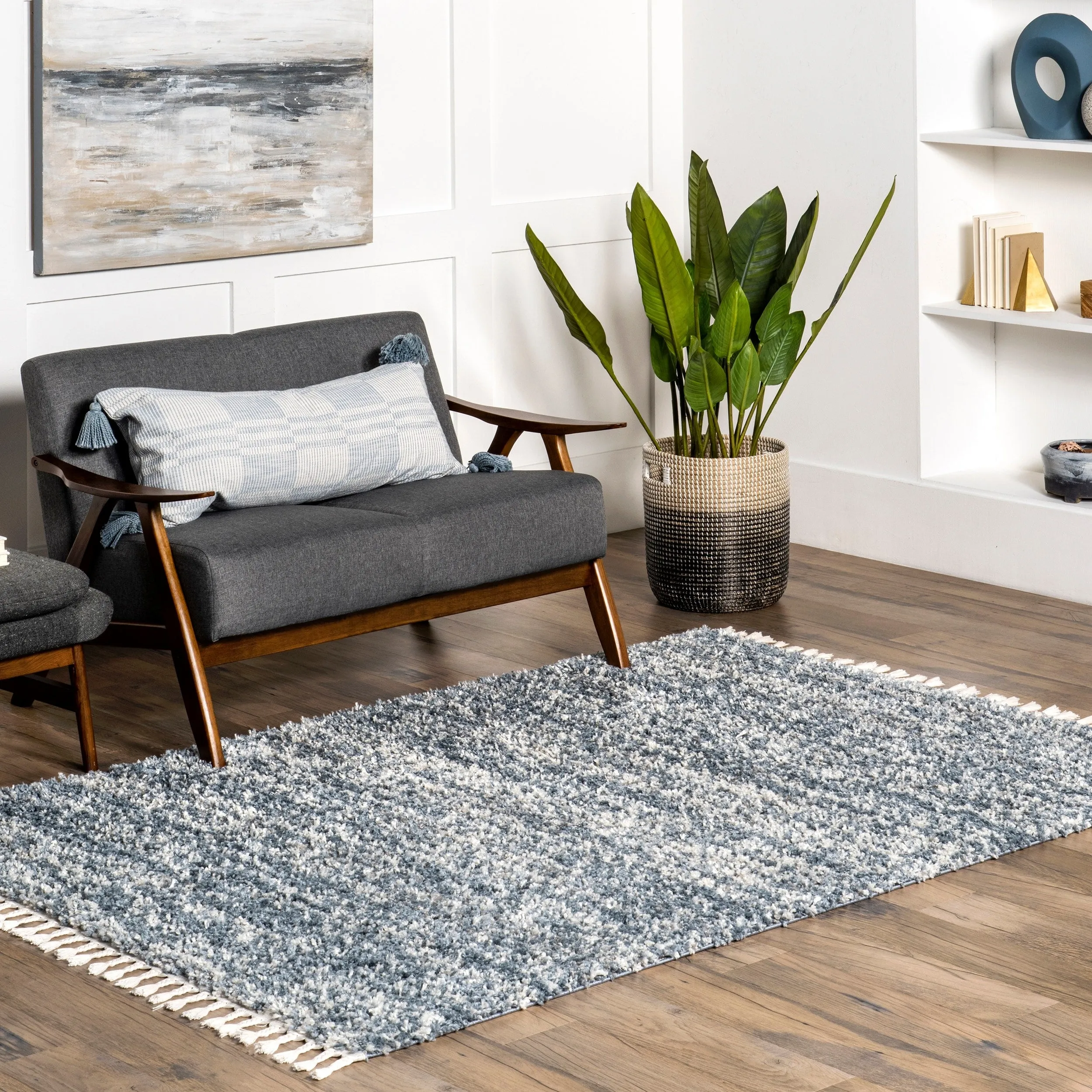 Nuloom Thelma Modern Shag Tassel Area Rug