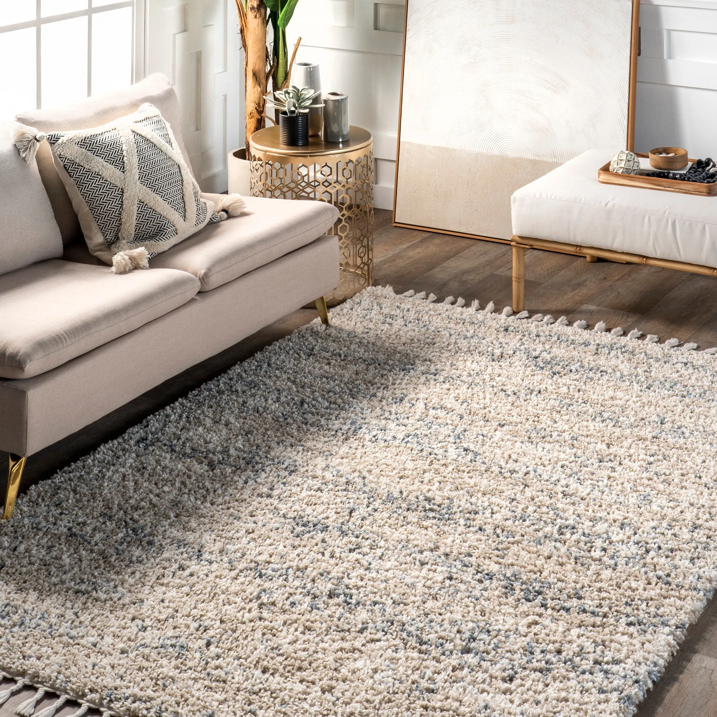 Nuloom Thelma Modern Shag Tassel Area Rug