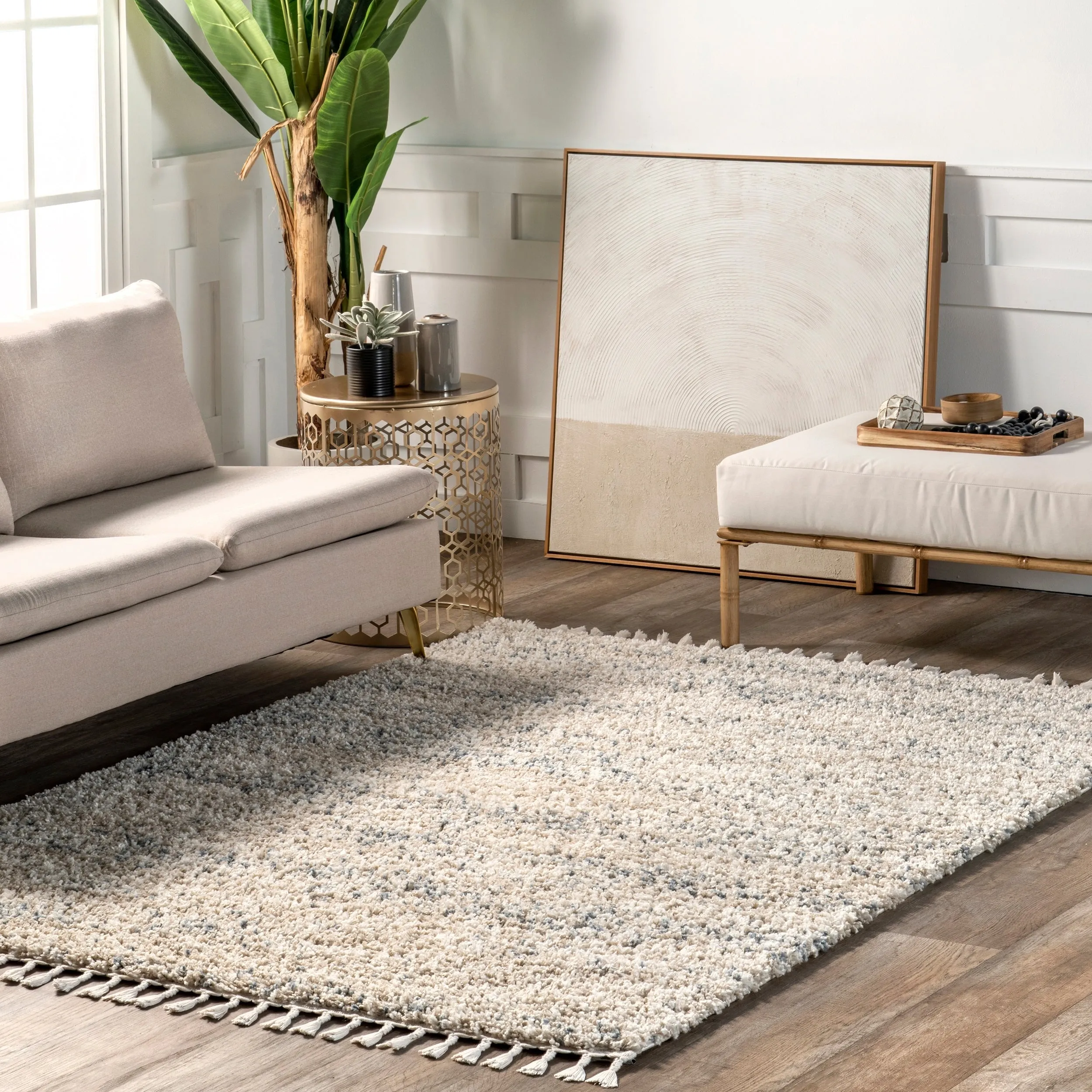 Nuloom Thelma Modern Shag Tassel Area Rug