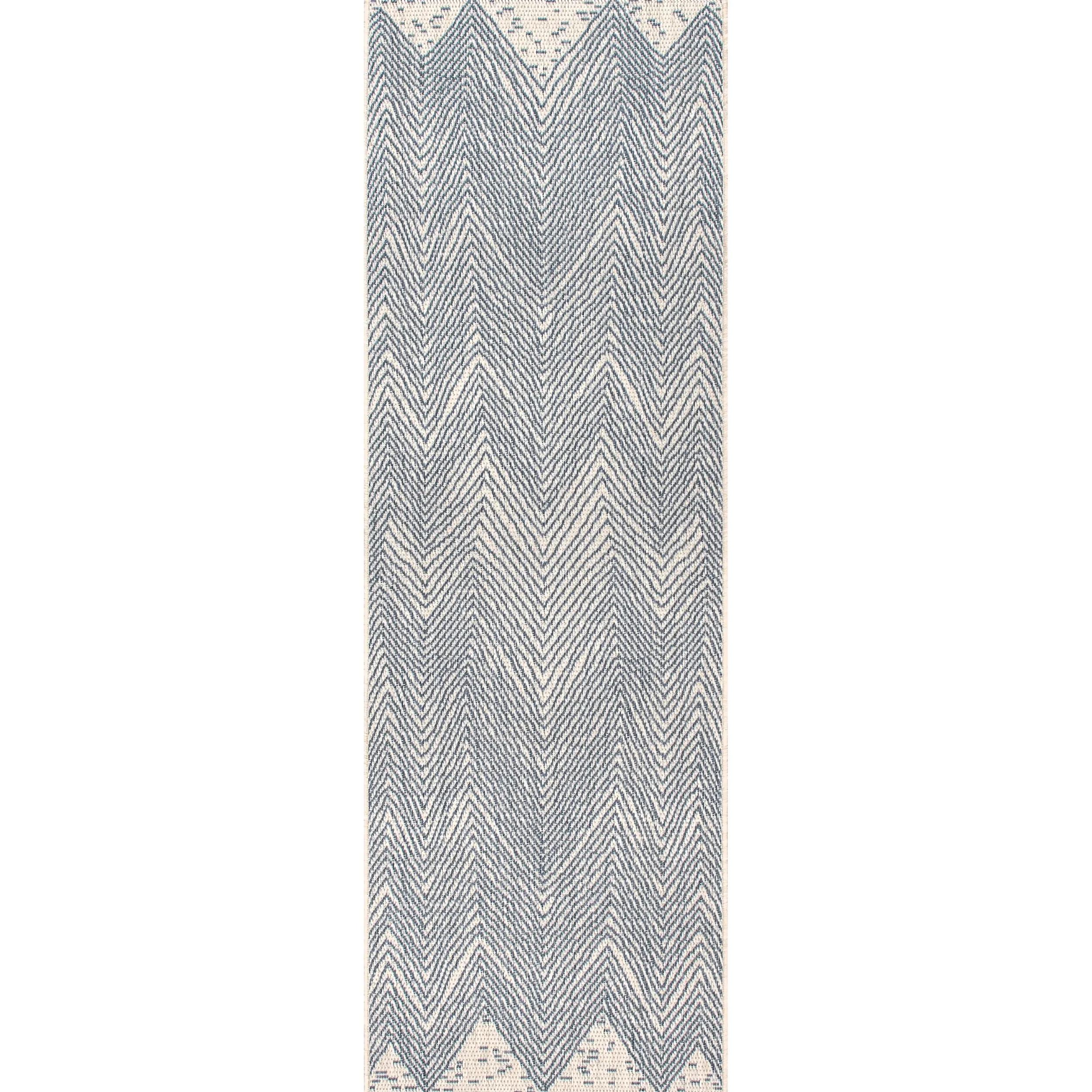 Nuloom Vance Contemporary Chevron Indoor/Outdoor Area Rug