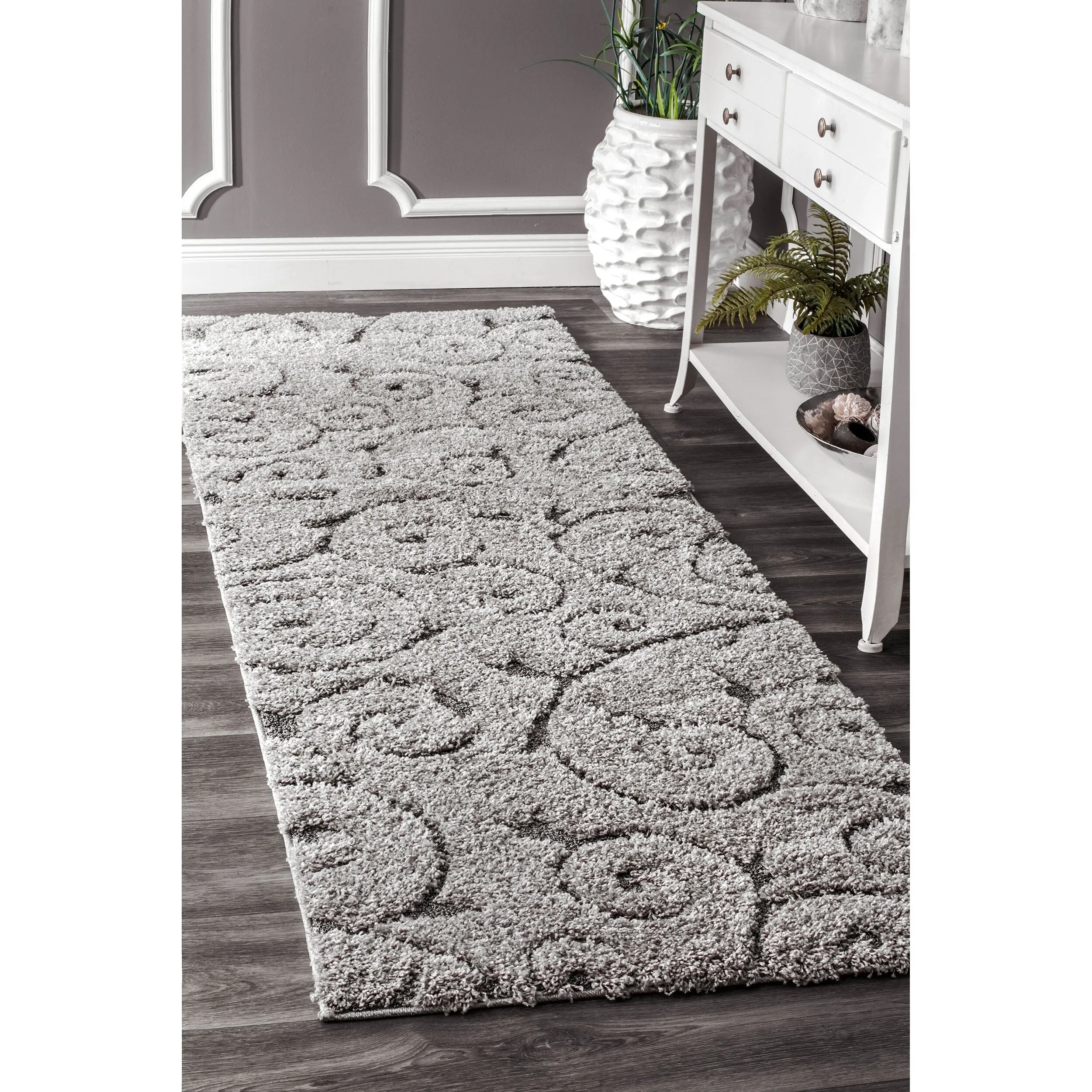 Nuloom Vine Swirls Shag Area Rug