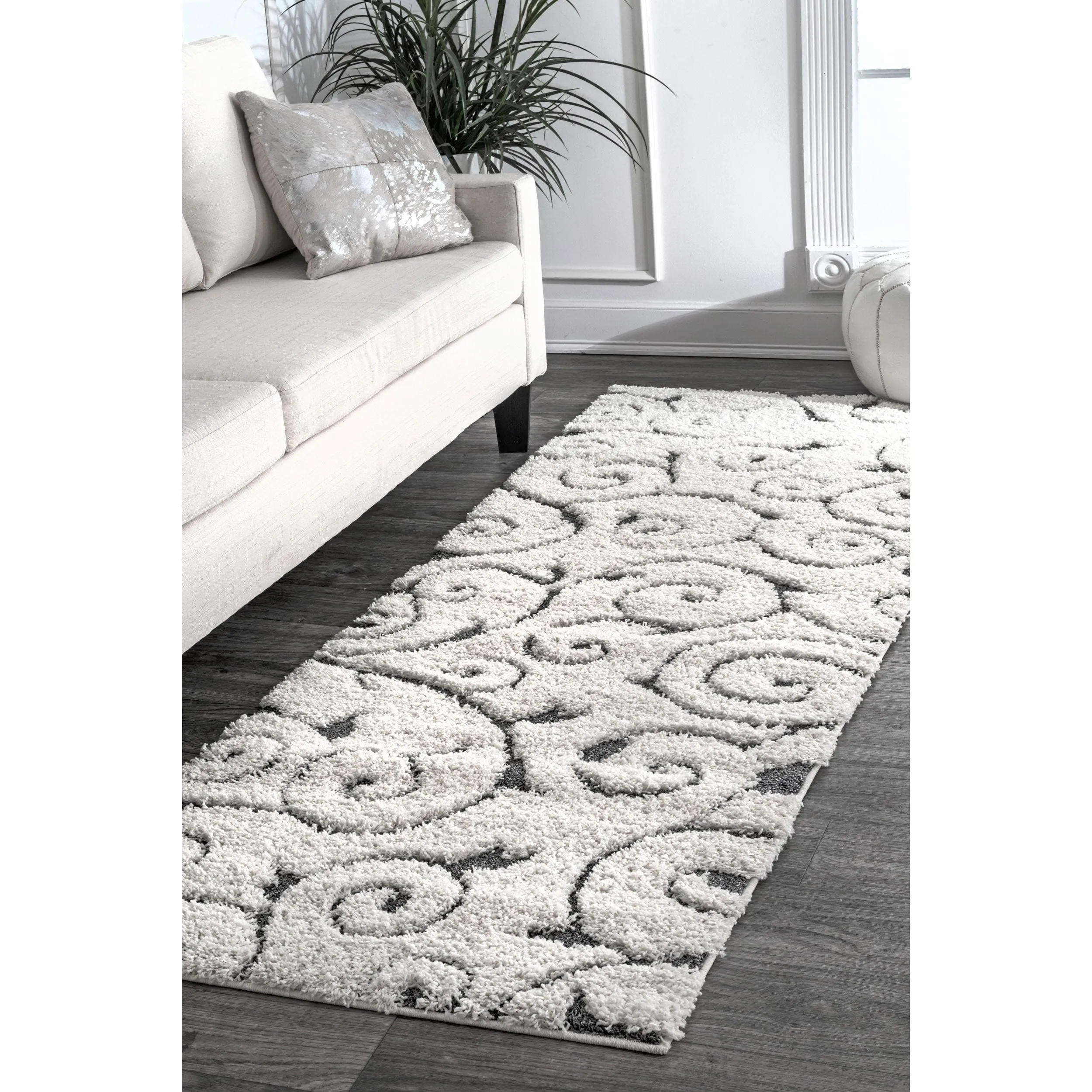 Nuloom Vine Swirls Shag Area Rug