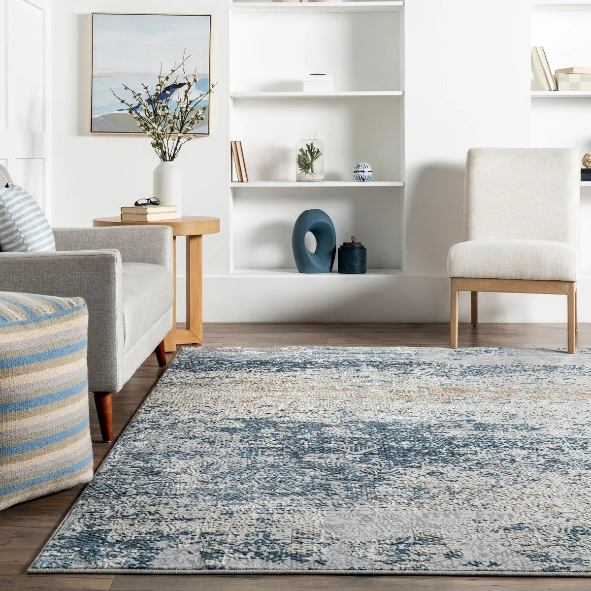 Nuloom Wilde Abstract Distressed Area Rug