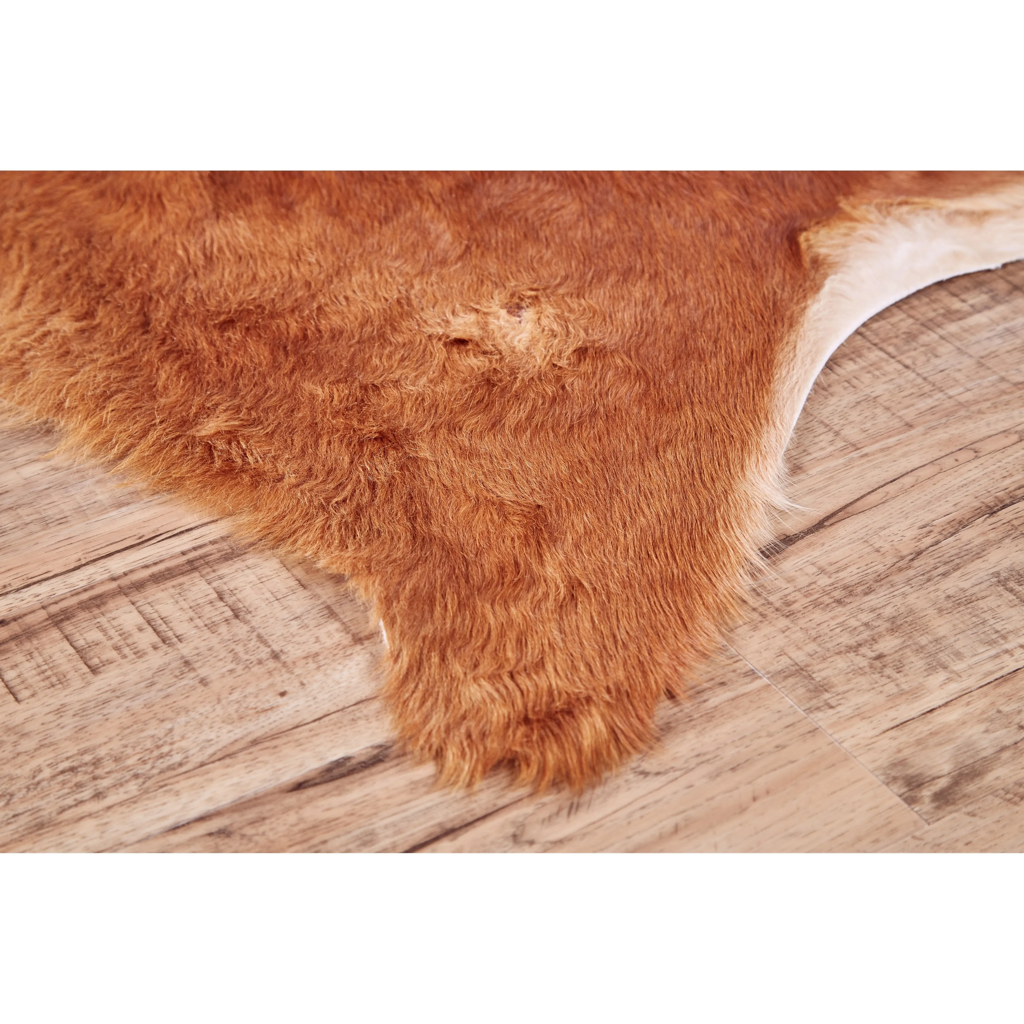 Oakdale Premium On-Hair Cowhide. Brindle Dark Brown. Small