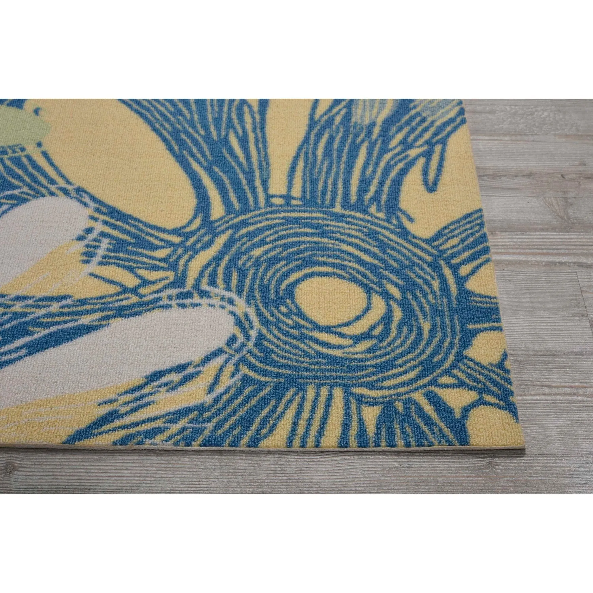 Ogunquit Indoor/Outdoor Abstract Floral Modern Rug by Havenside Home
