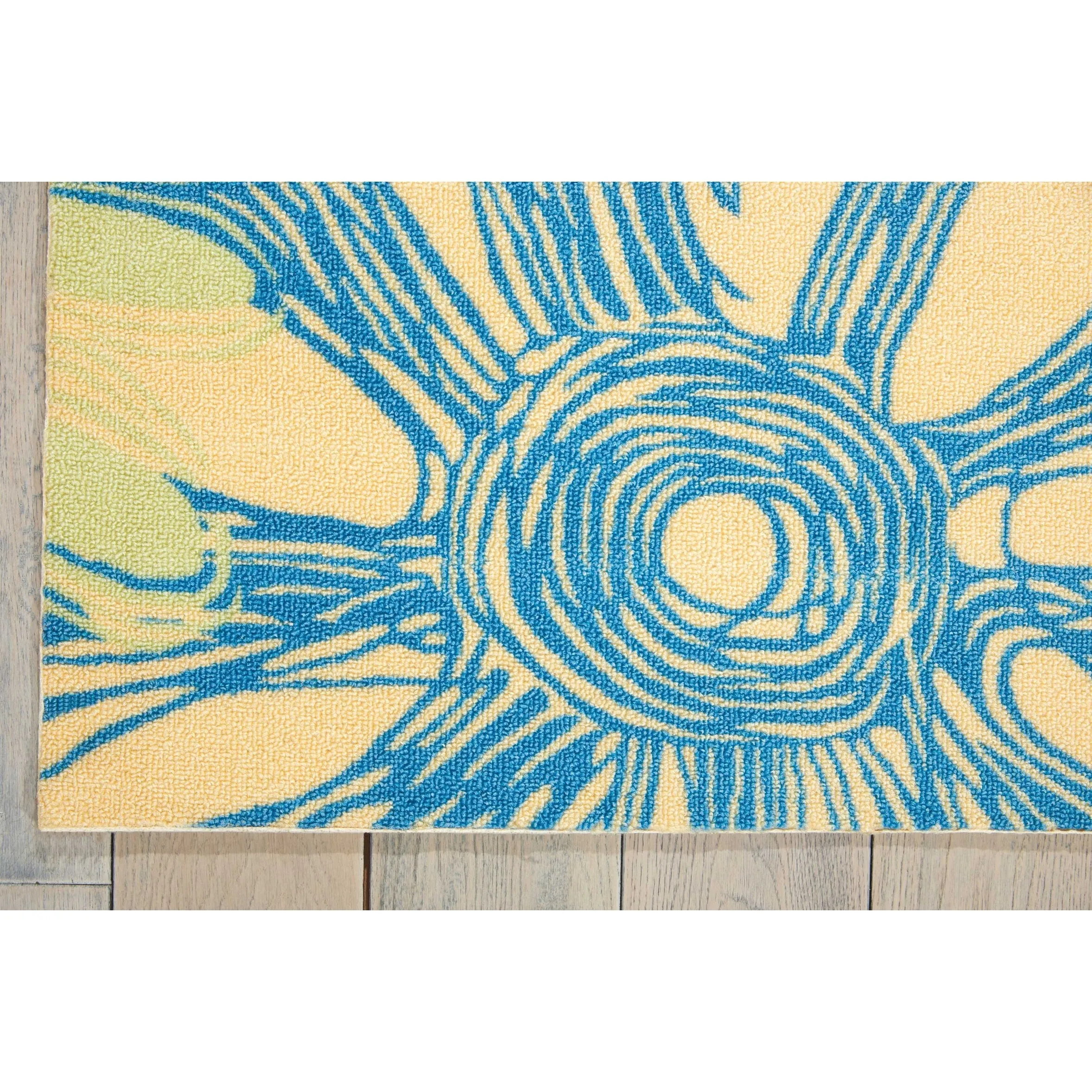 Ogunquit Indoor/Outdoor Abstract Floral Modern Rug by Havenside Home