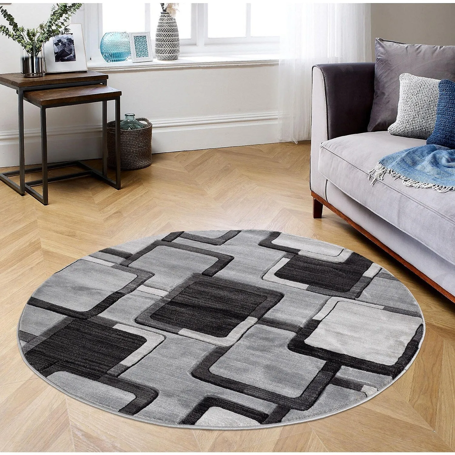 Orelsi Collection Abstract Area Rug