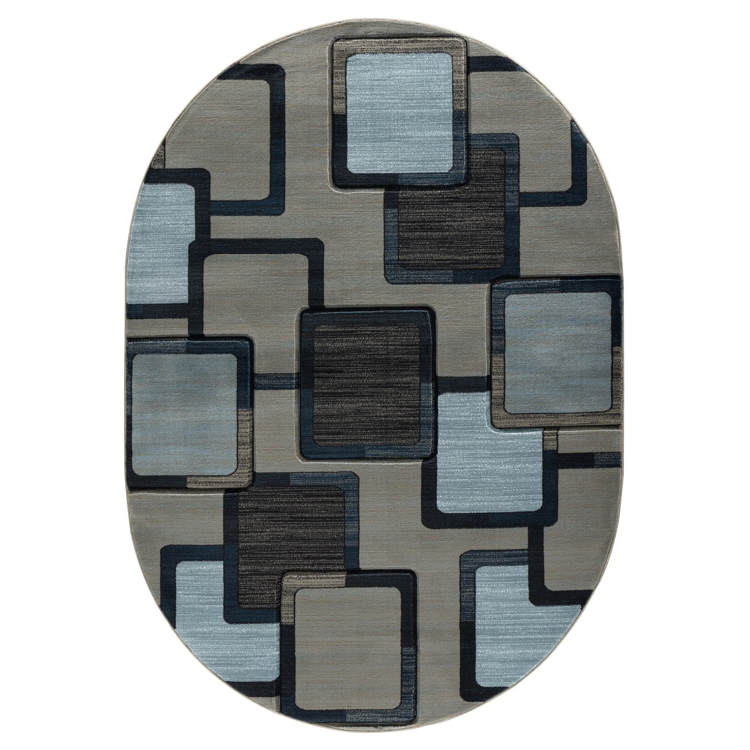 Orelsi Collection Abstract Area Rug