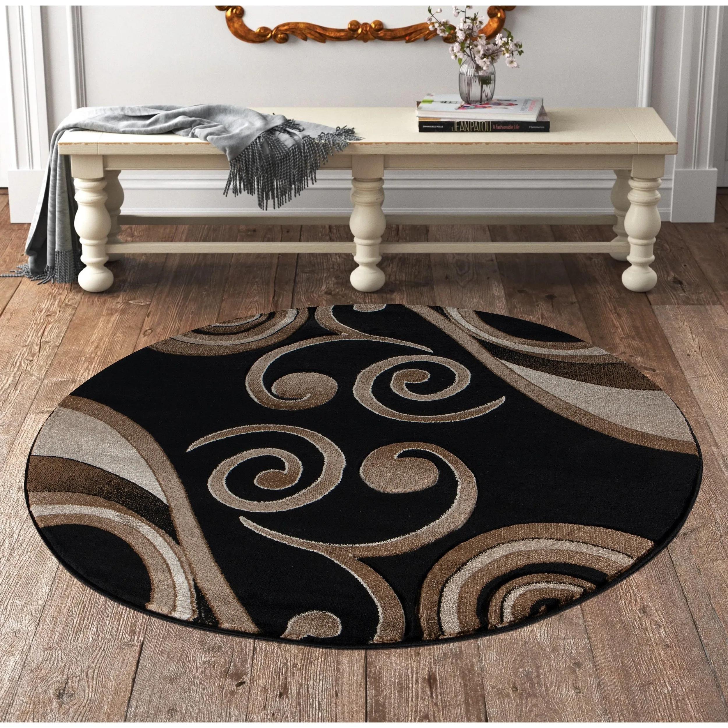 Orelsi Collection Abstract Area Rug
