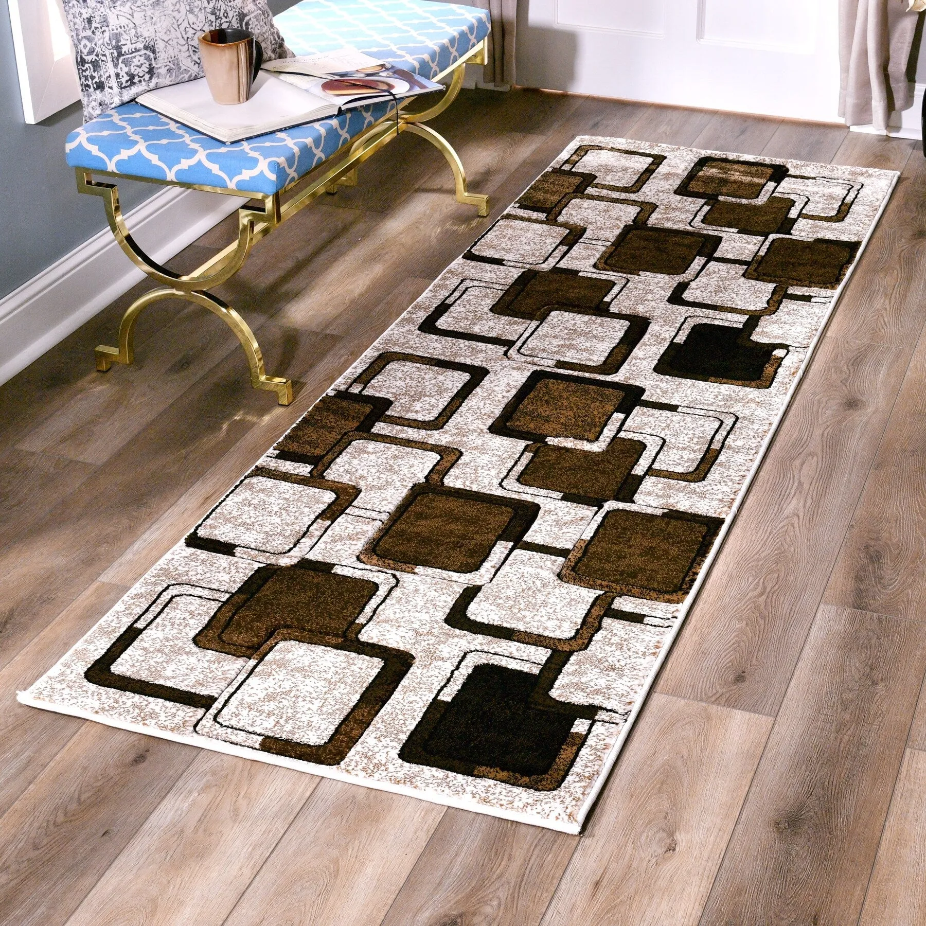 Orelsi Collection Abstract Area Rug