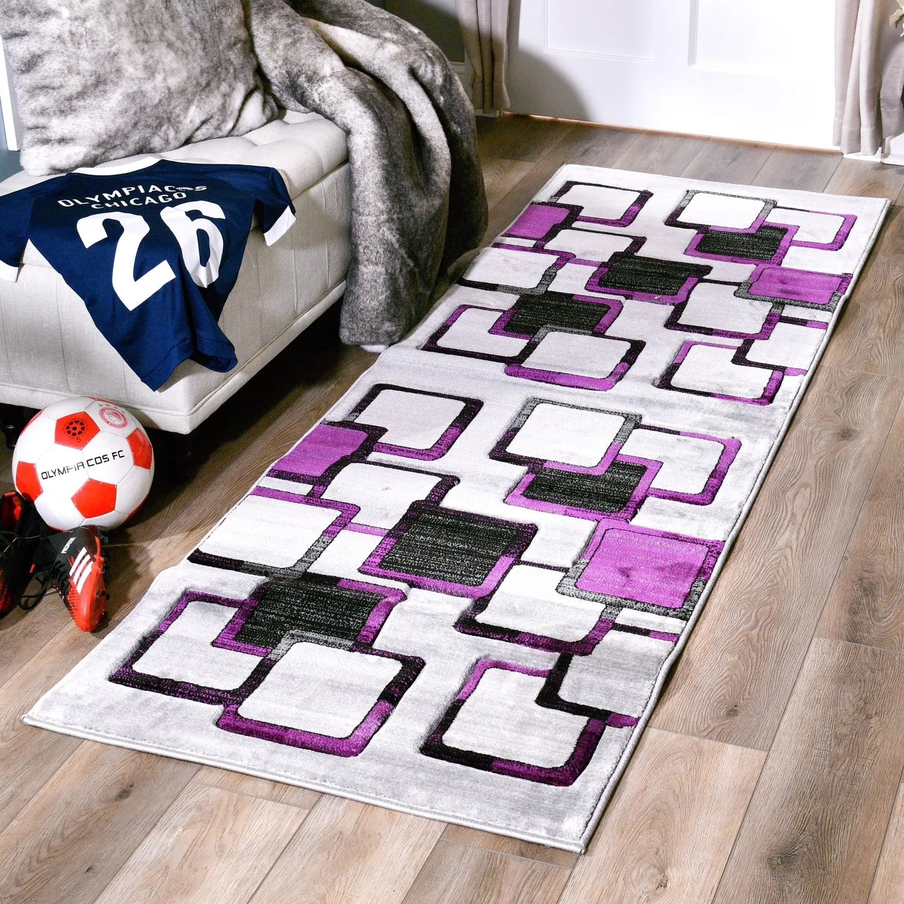 Orelsi Collection Abstract Area Rug
