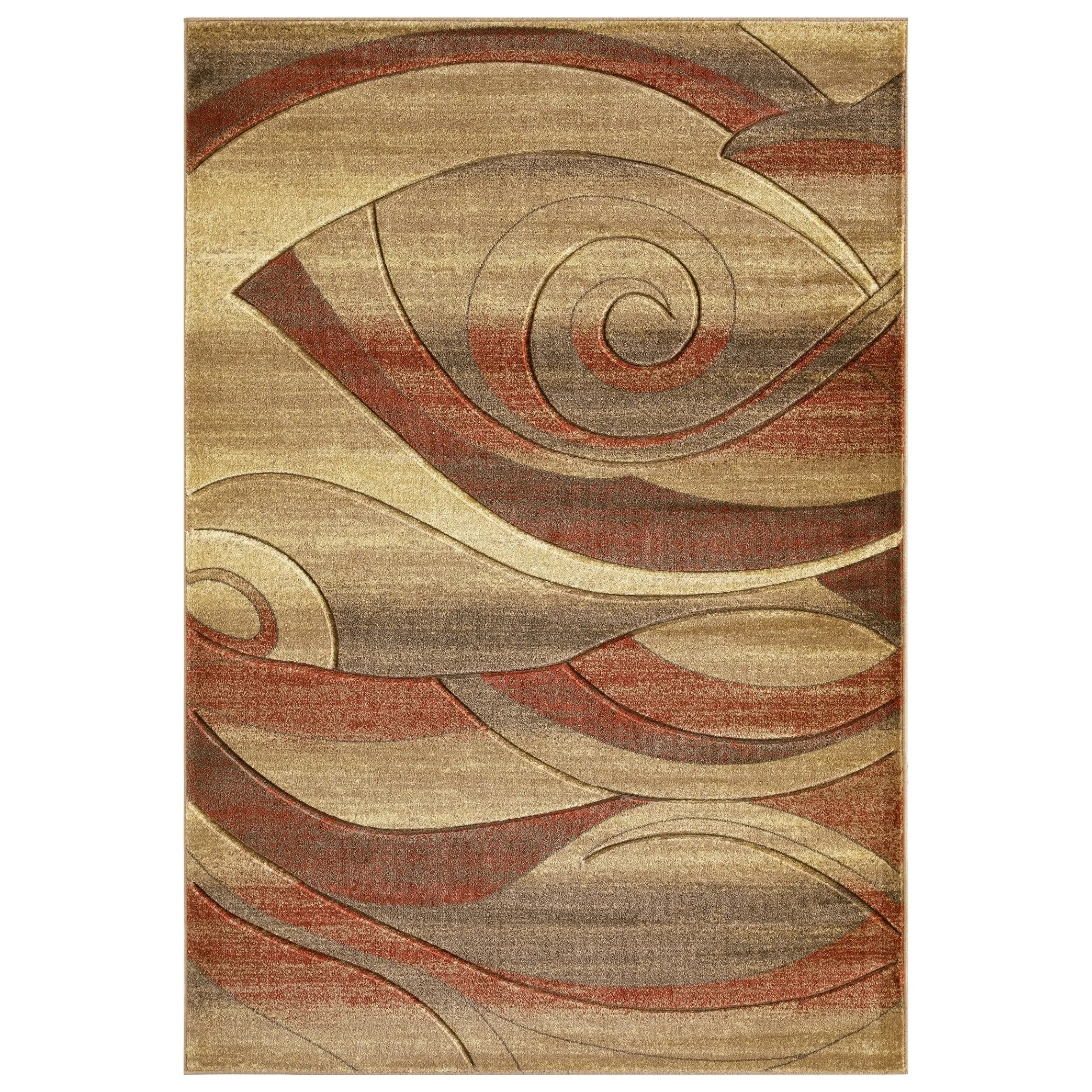 Orelsi Collection Abstract Area Rug