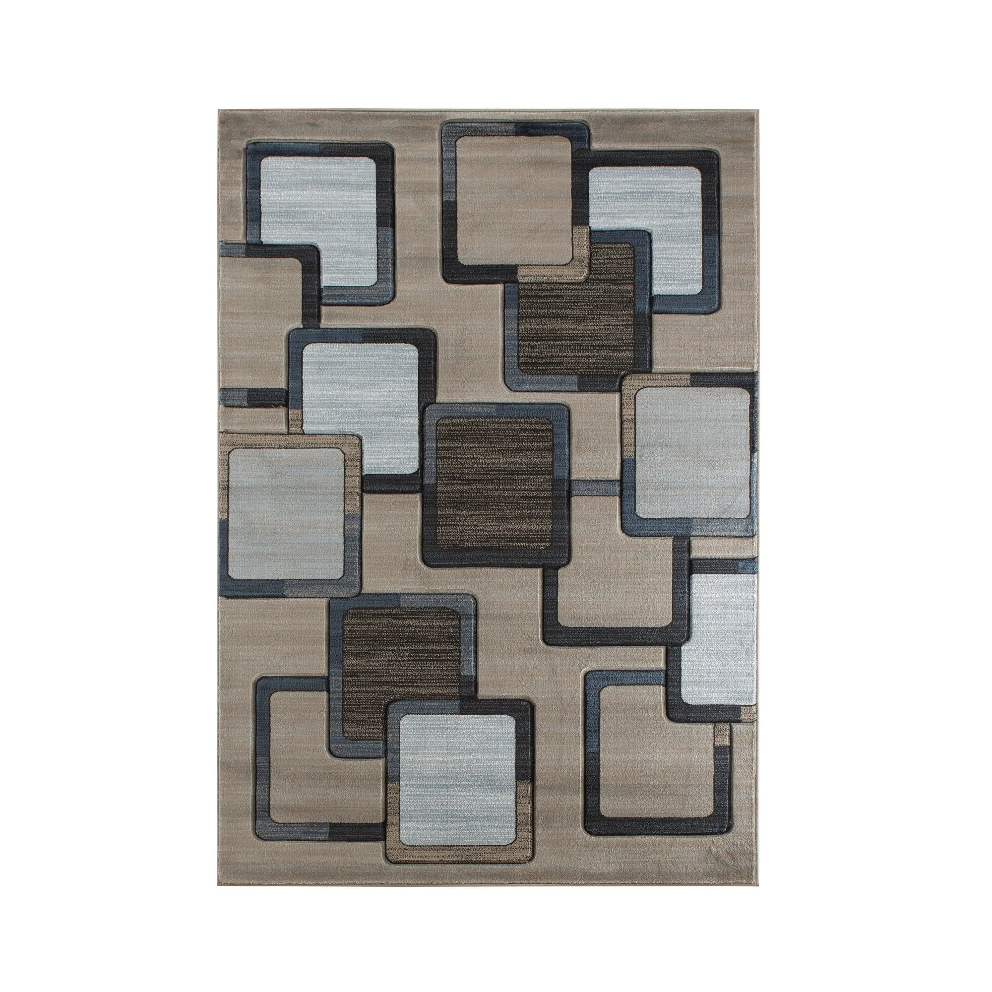 Orelsi Collection Abstract Area Rug