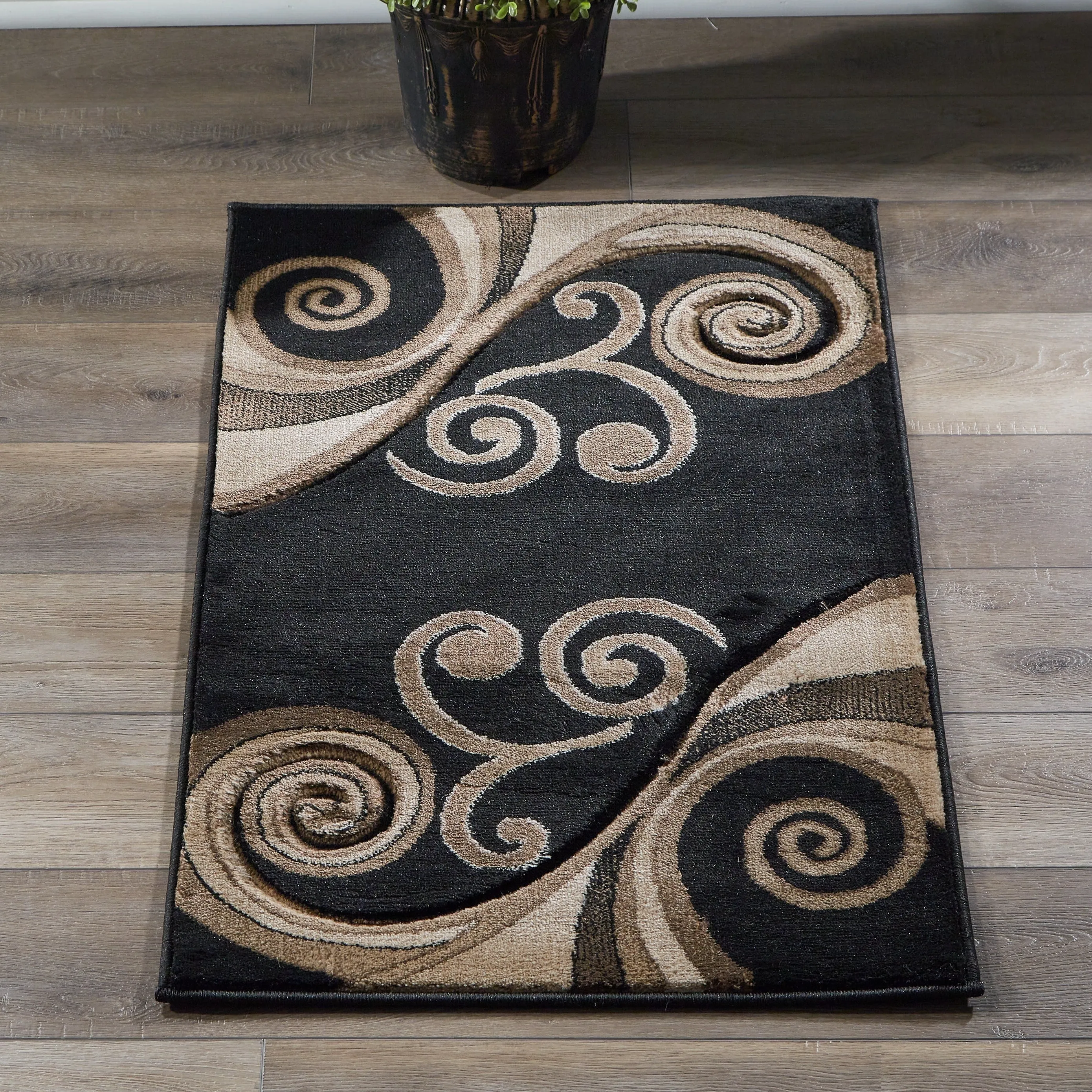 Orelsi Collection Abstract Area Rug