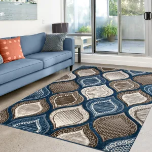 Orelsi Collection Abstract Area Rug
