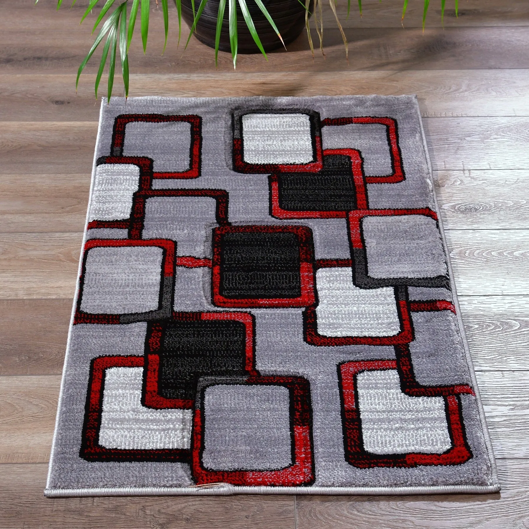 Orelsi Collection Abstract Area Rug