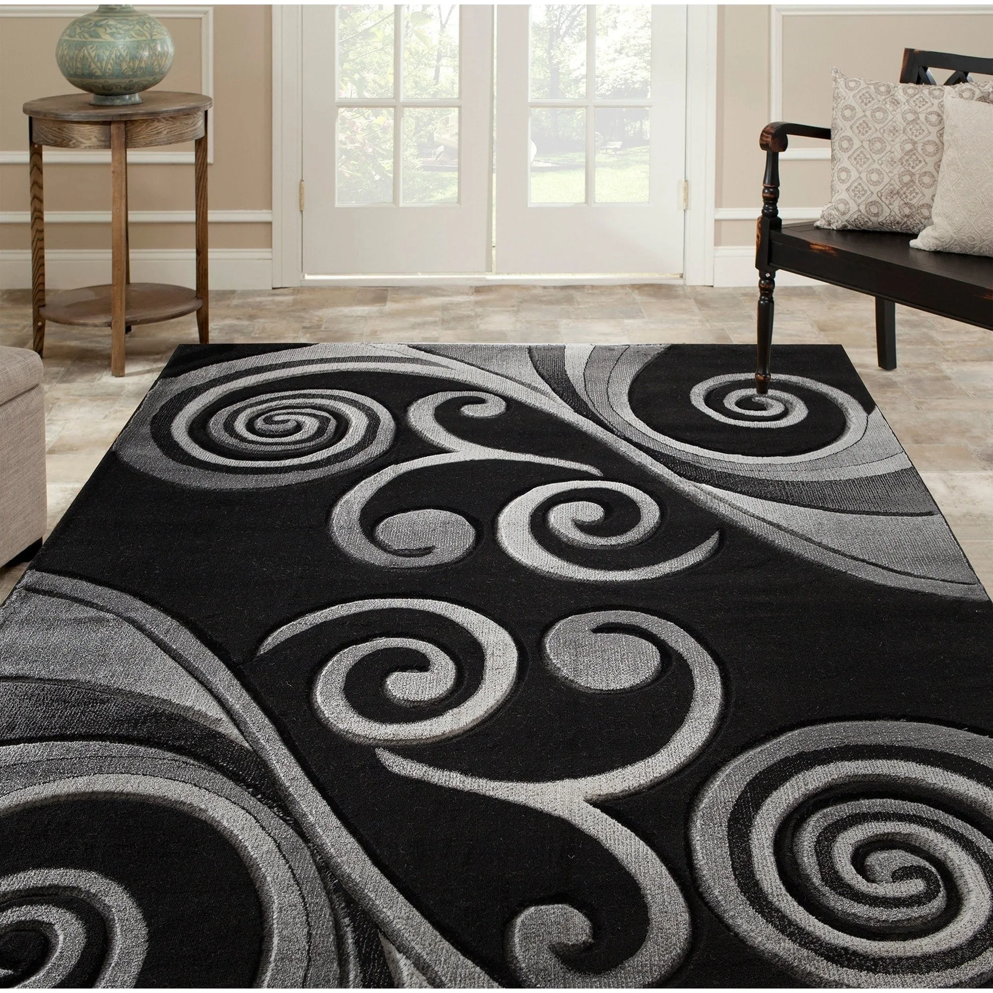 Orelsi Collection Abstract Area Rug
