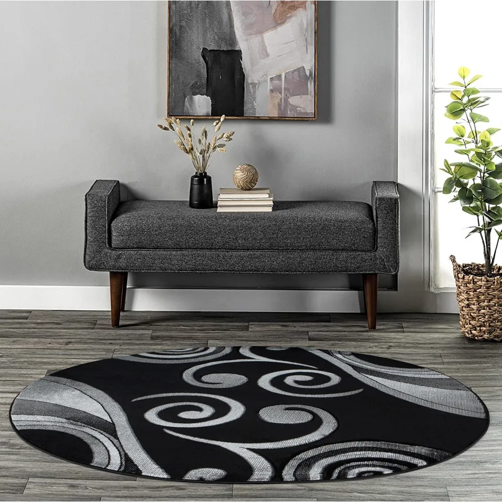 Orelsi Collection Abstract Area Rug