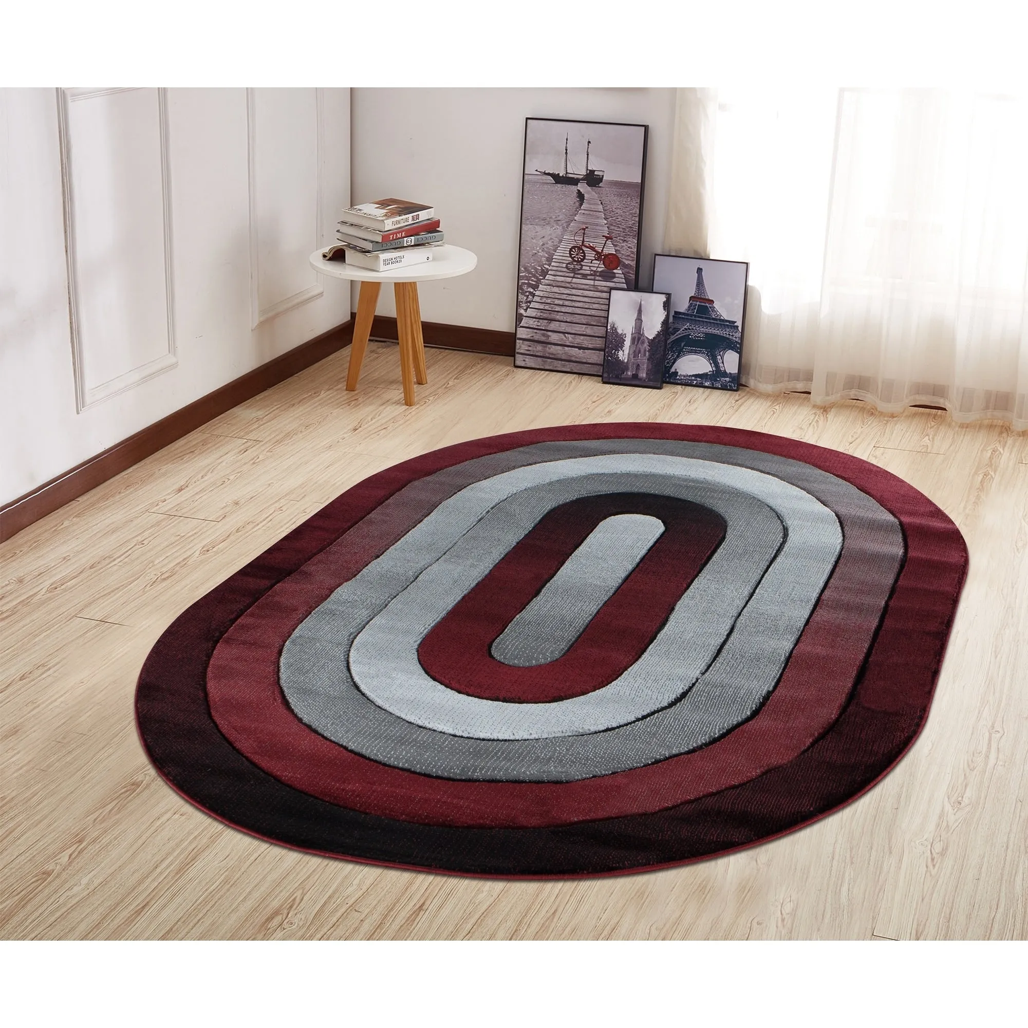 Orelsi Collection Abstract Area Rug