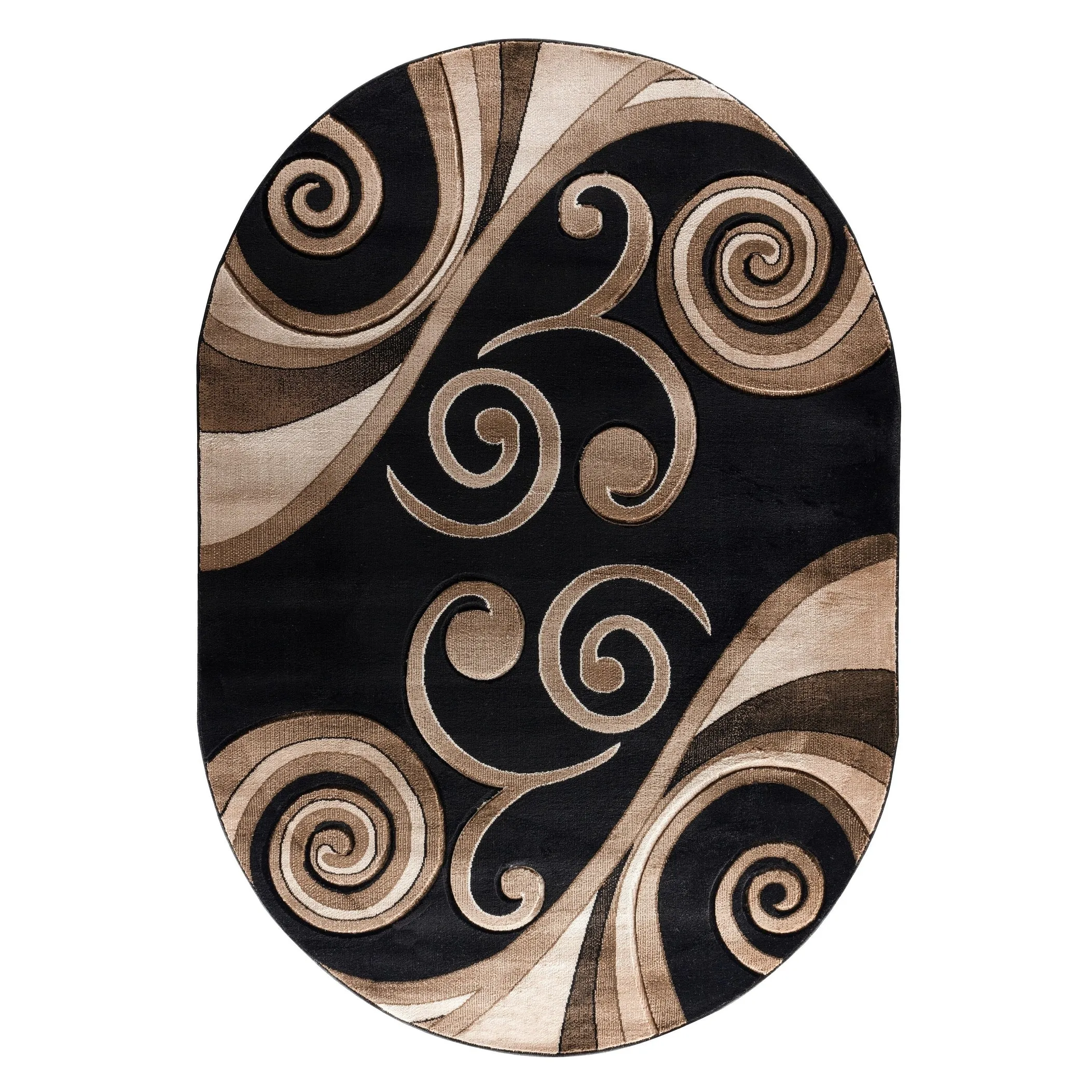 Orelsi Collection Abstract Area Rug