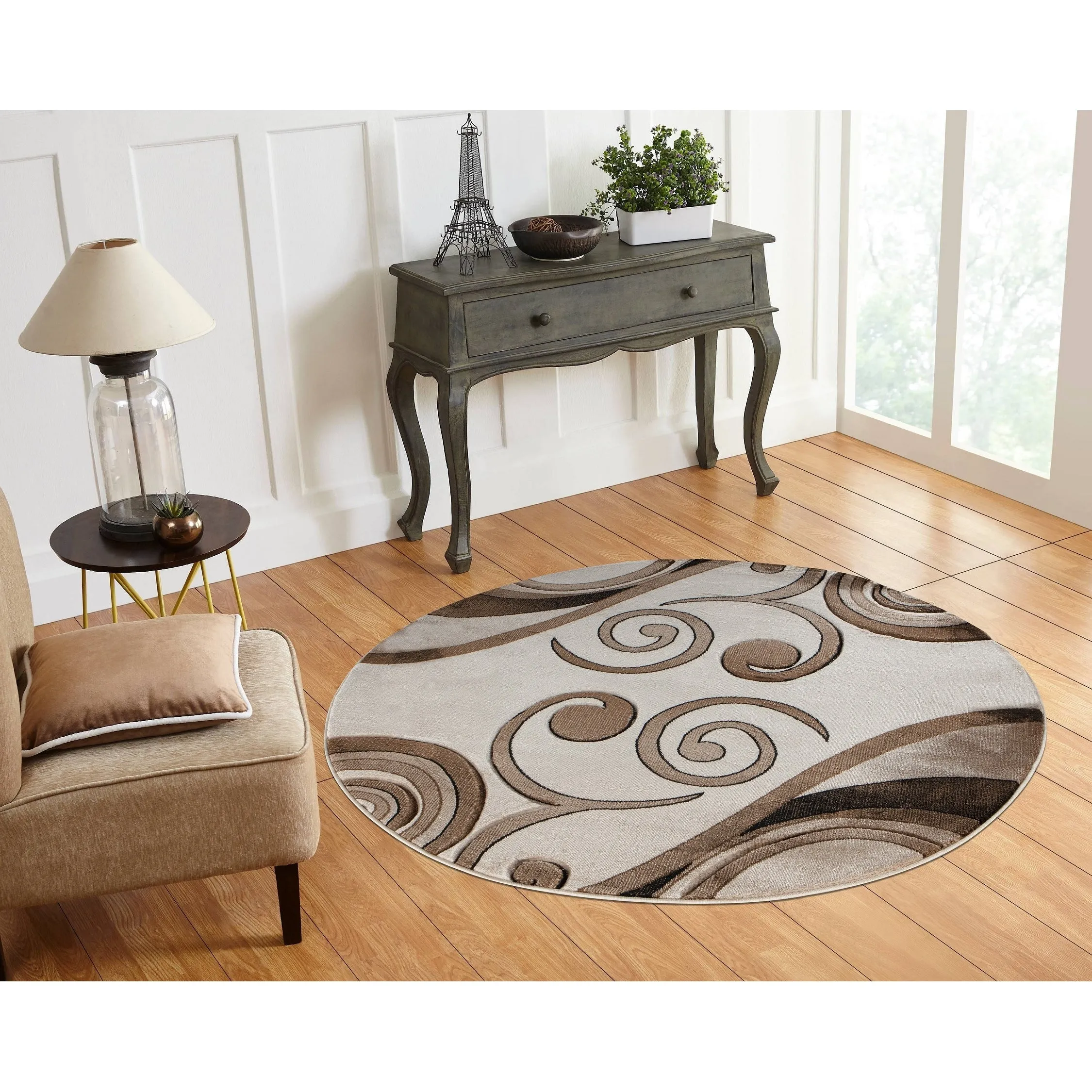 Orelsi Collection Abstract Area Rug