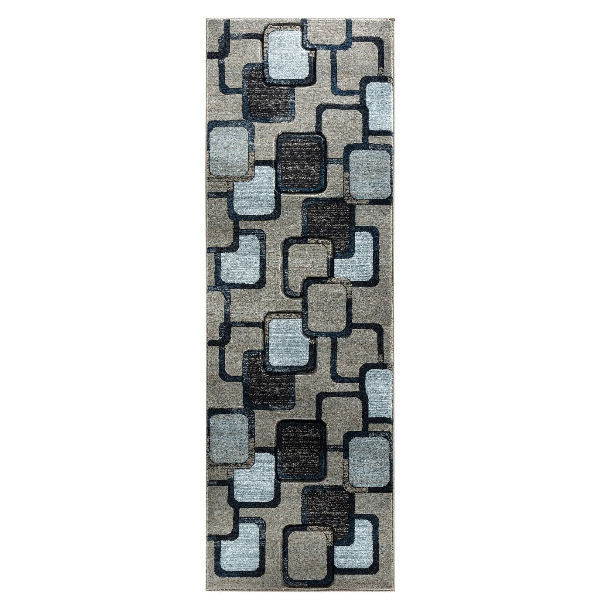 Orelsi Collection Abstract Area Rug